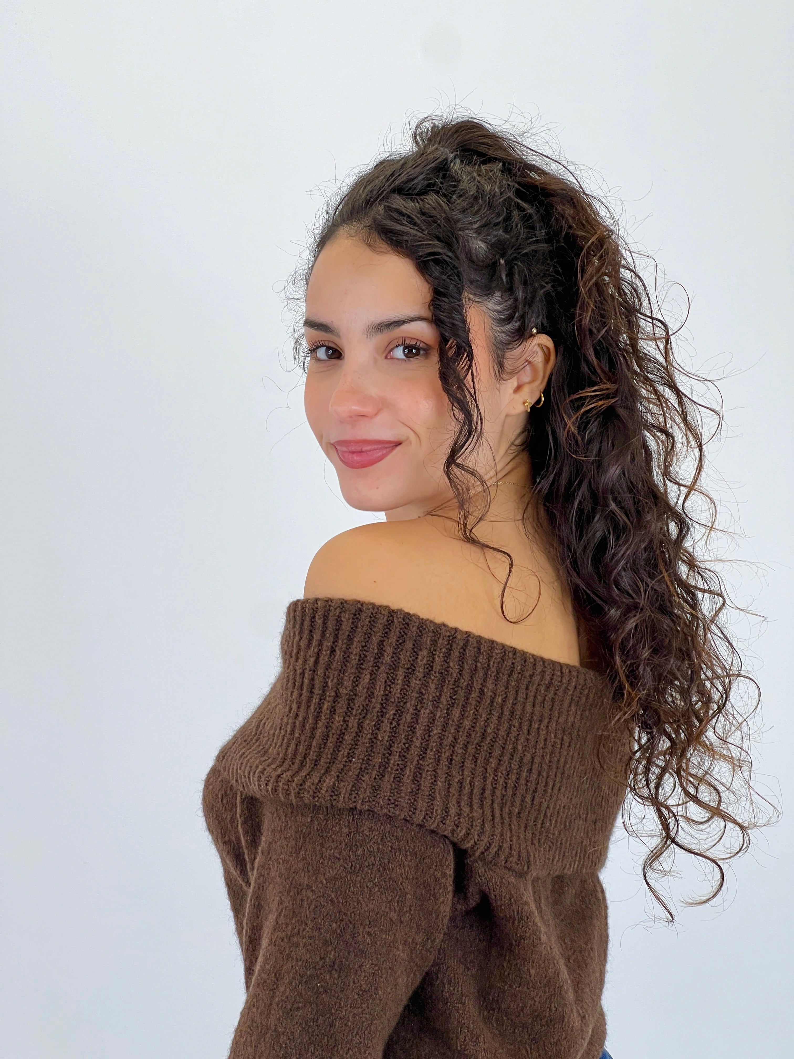 Jersei gruixut amb escot barca