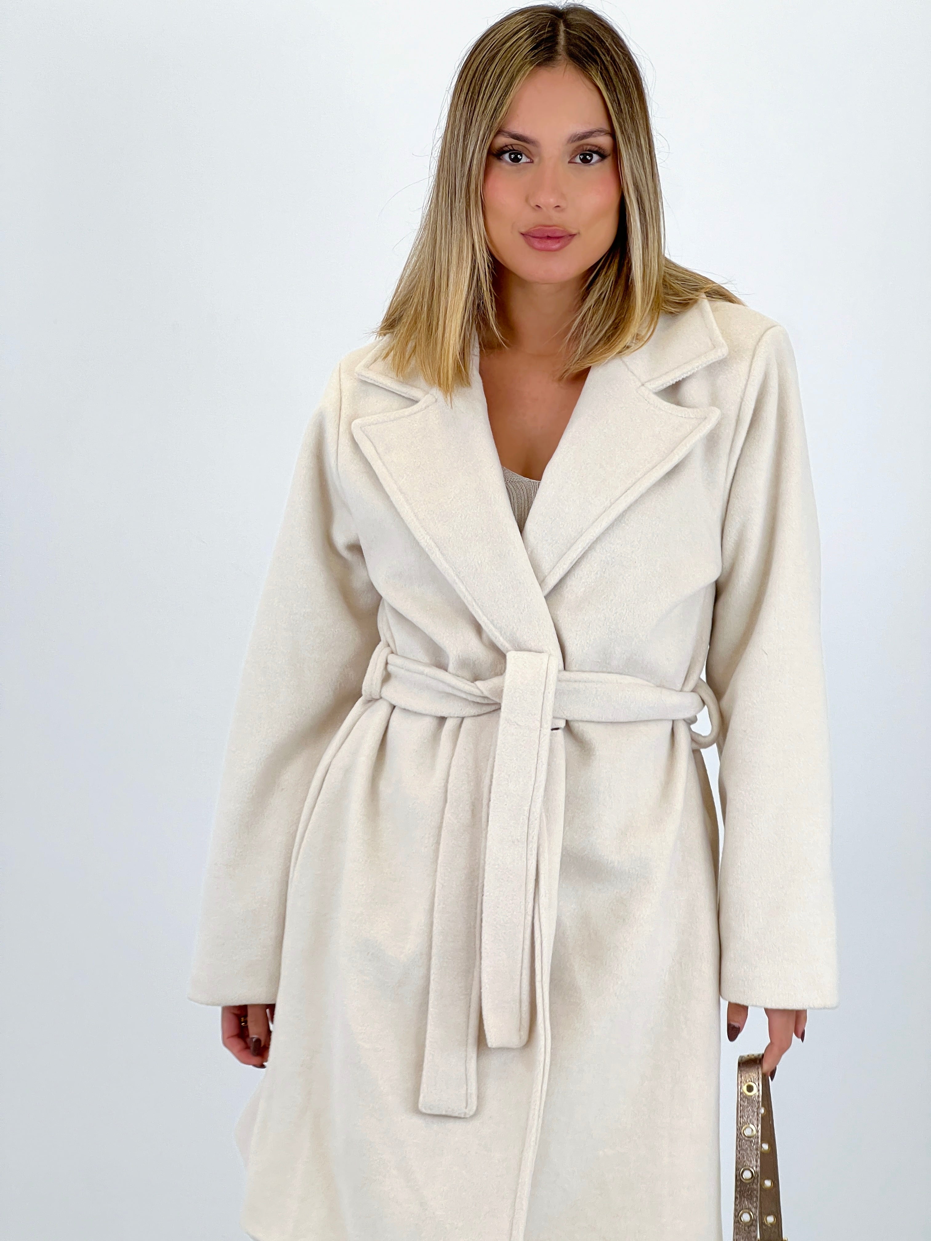 Abrigo cinturón soft