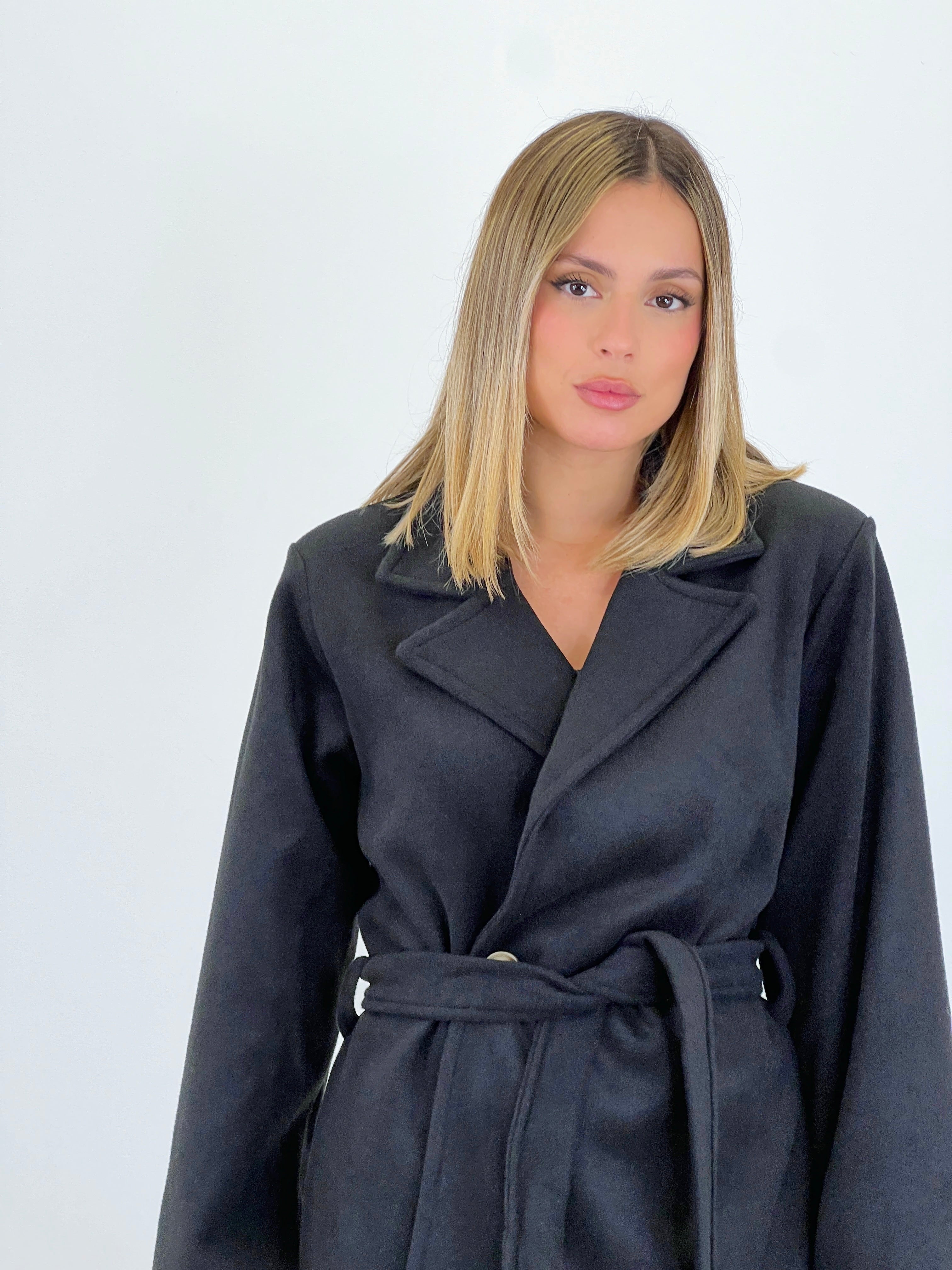 Abrigo cinturón soft