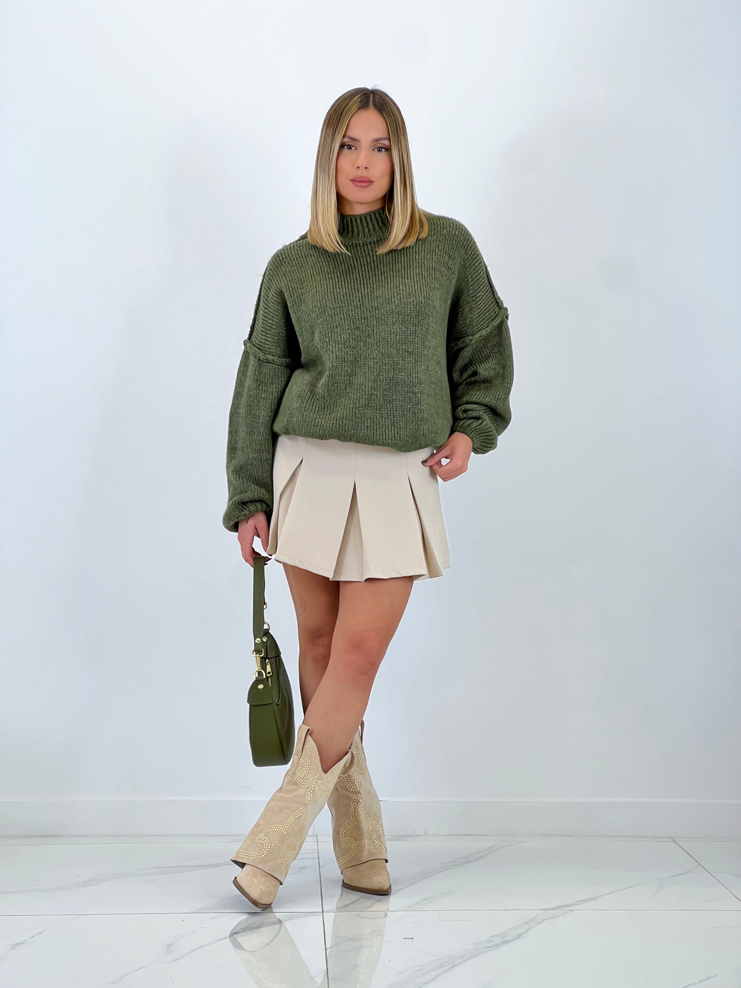 Jersey perkins oversize manga caída