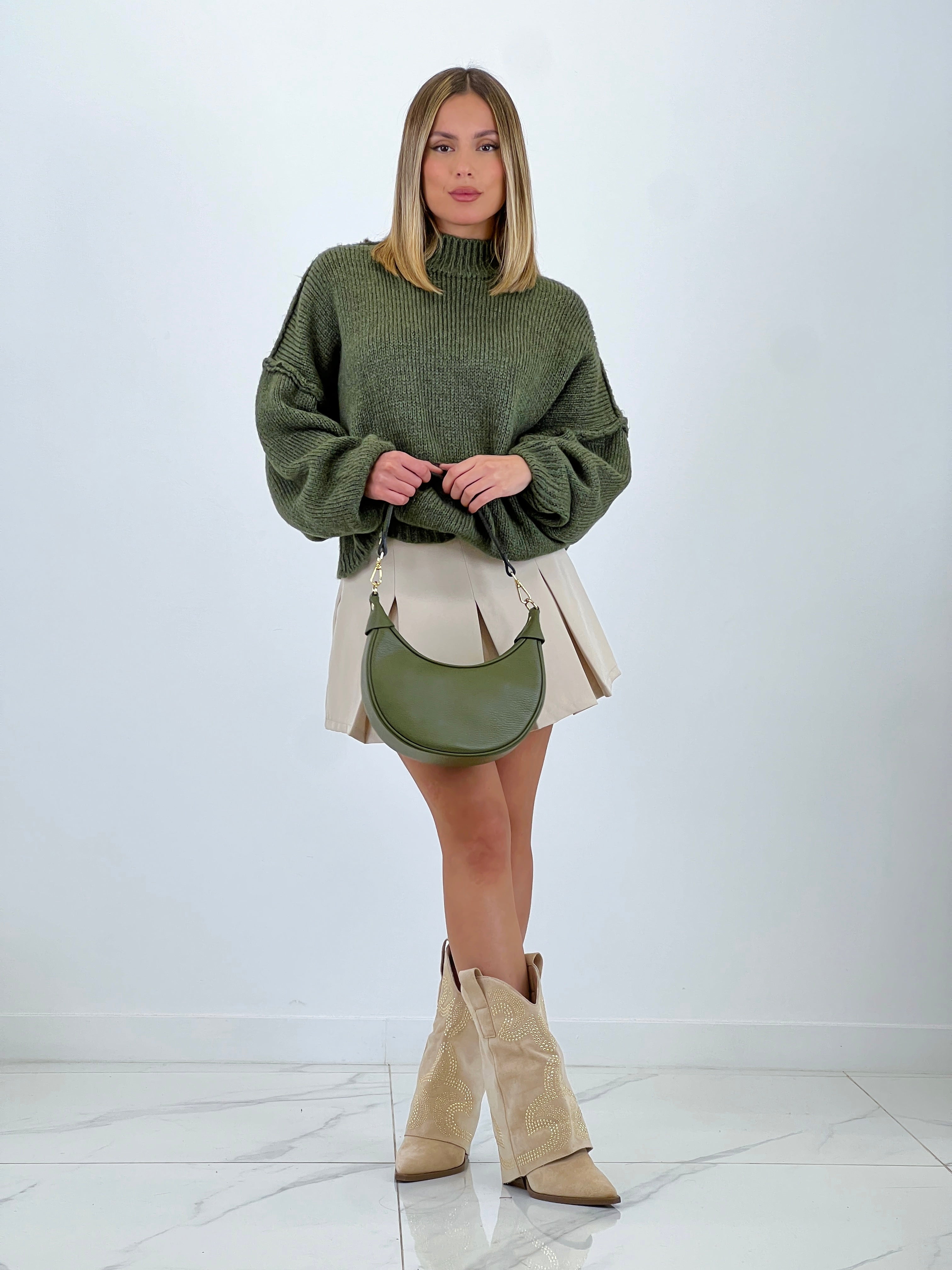 Jersey perkins oversize manga caída