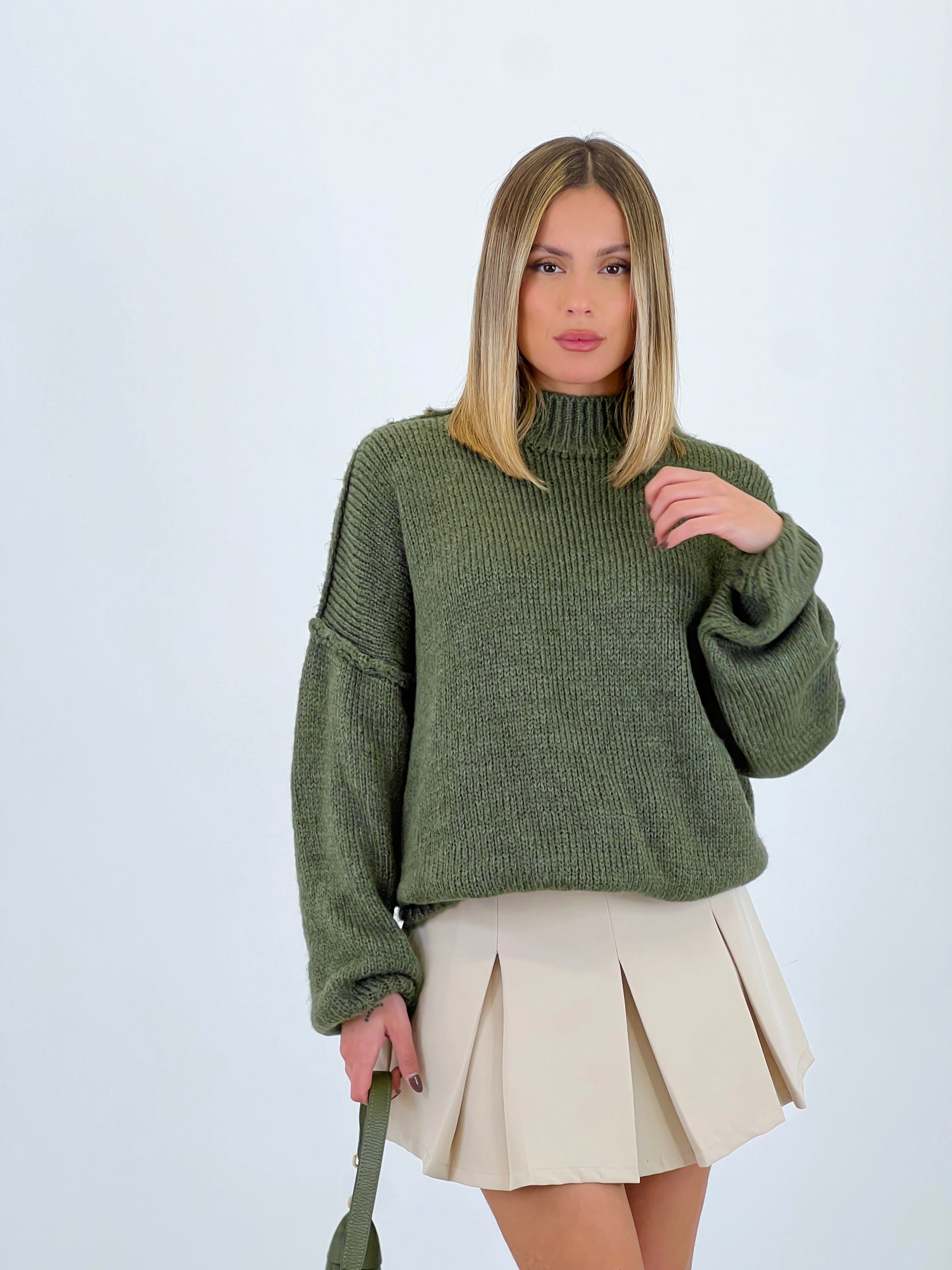 Jersey perkins oversize manga caída