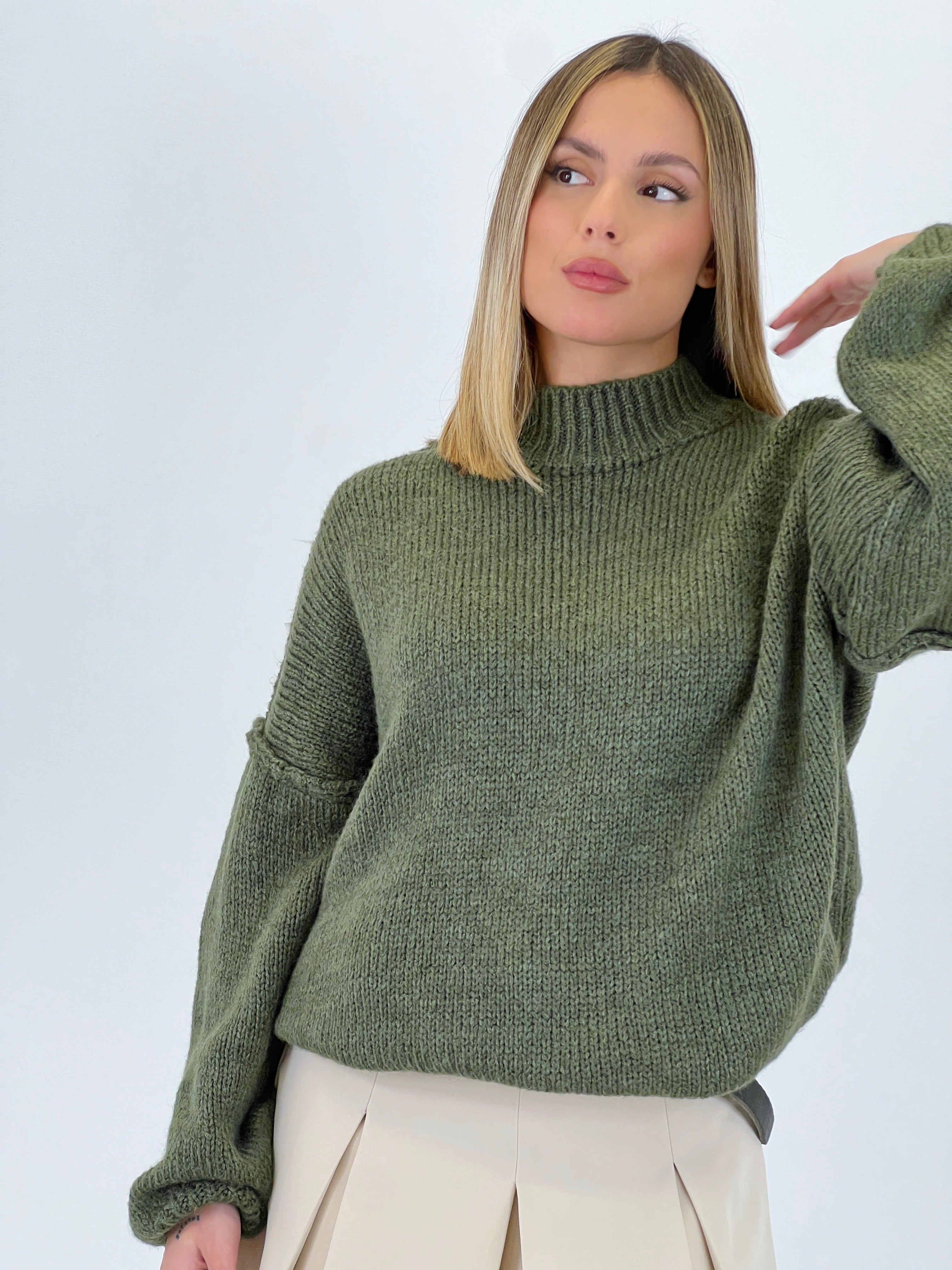 Jersey perkins oversize manga caída