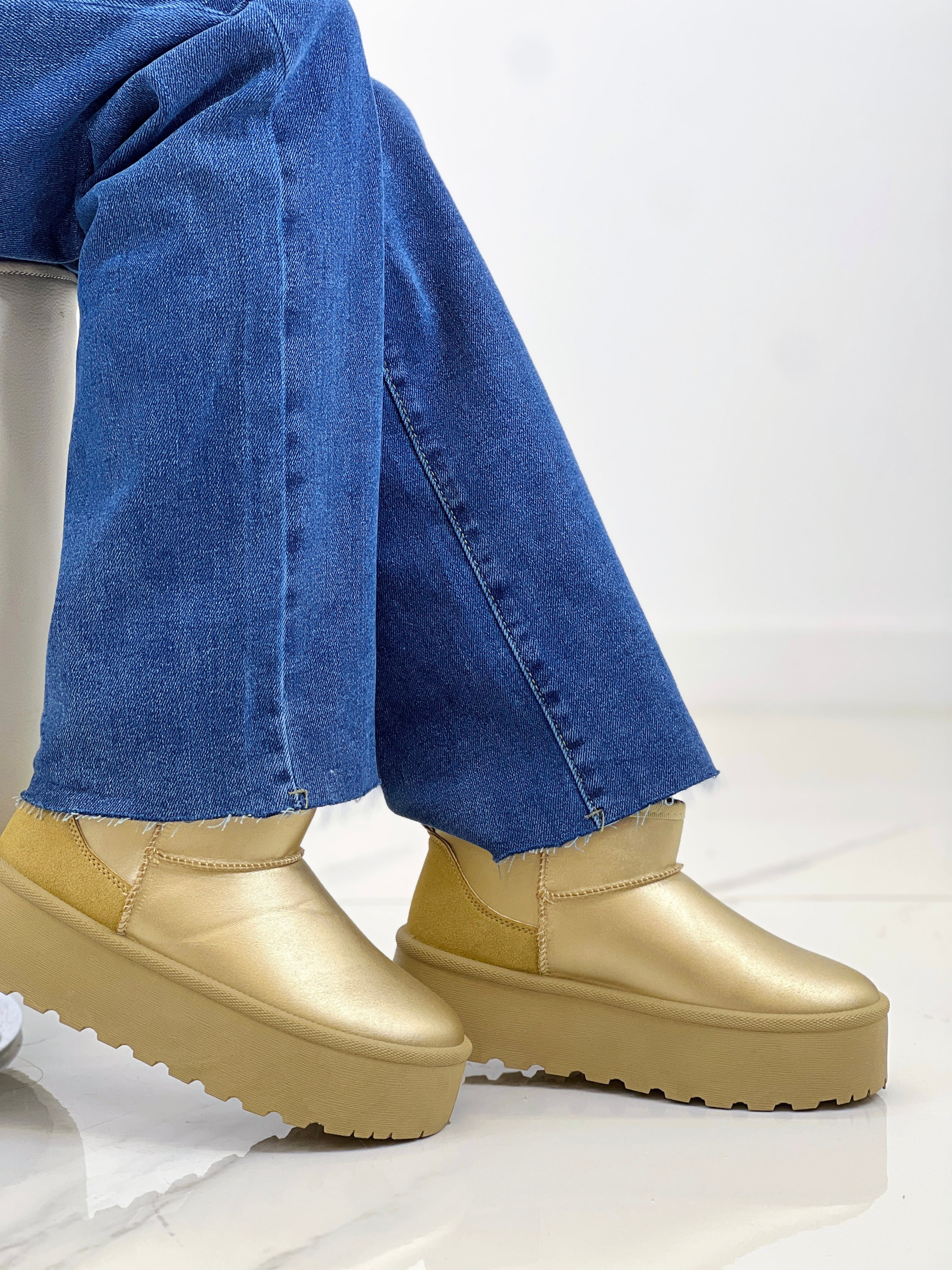 Botines plataforma forro pelo