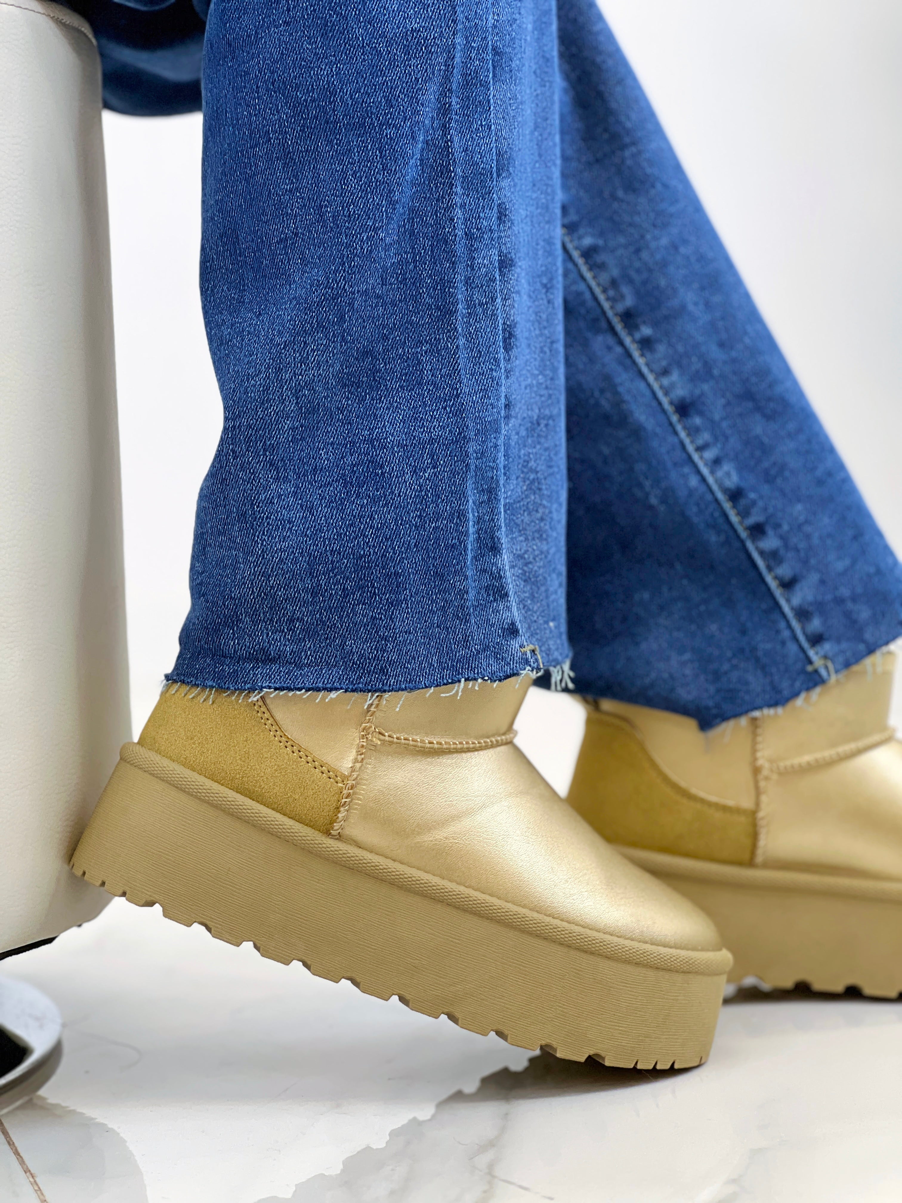 Botines plataforma forro pelo