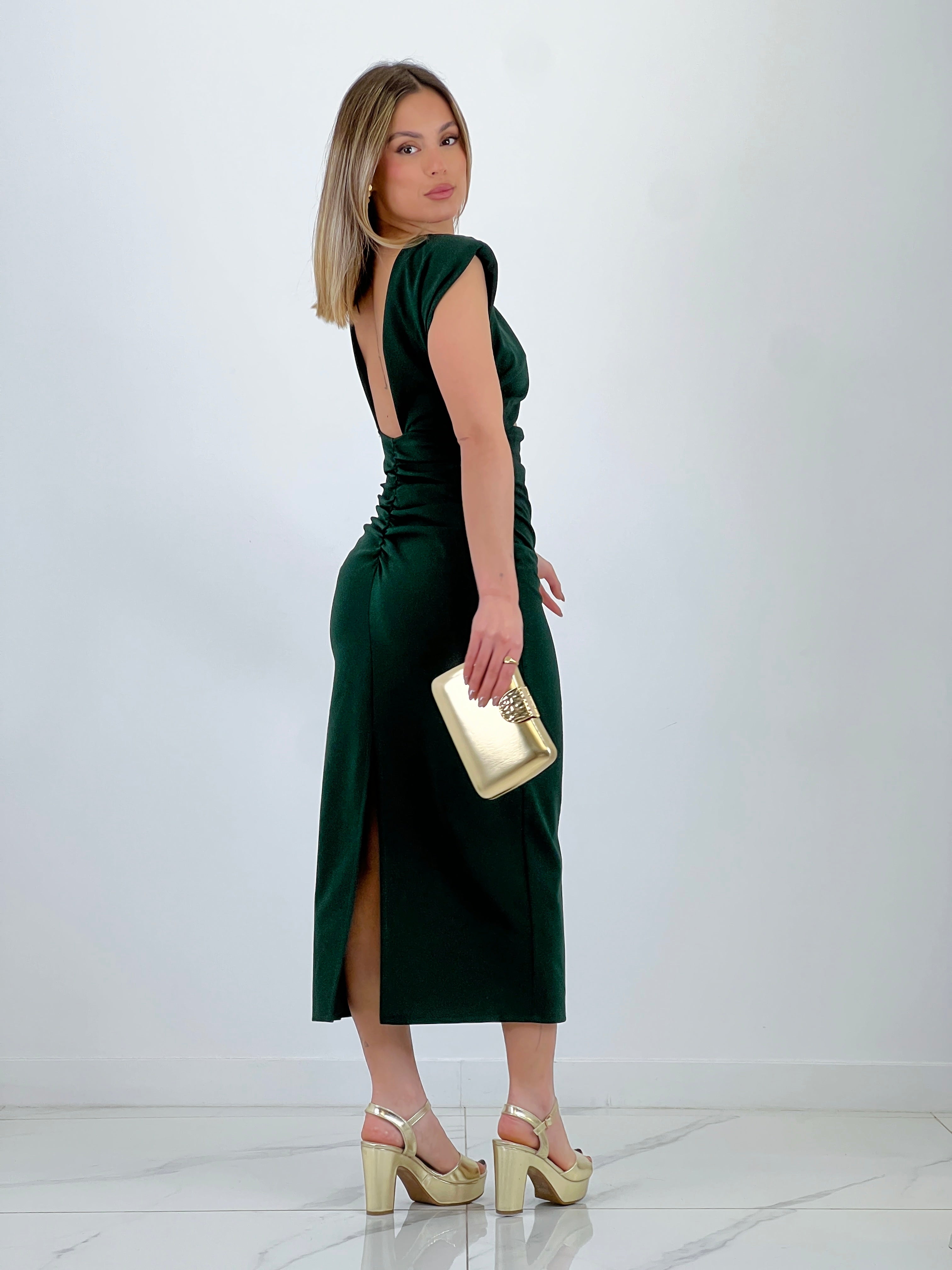 Mirta midi cut-out dress