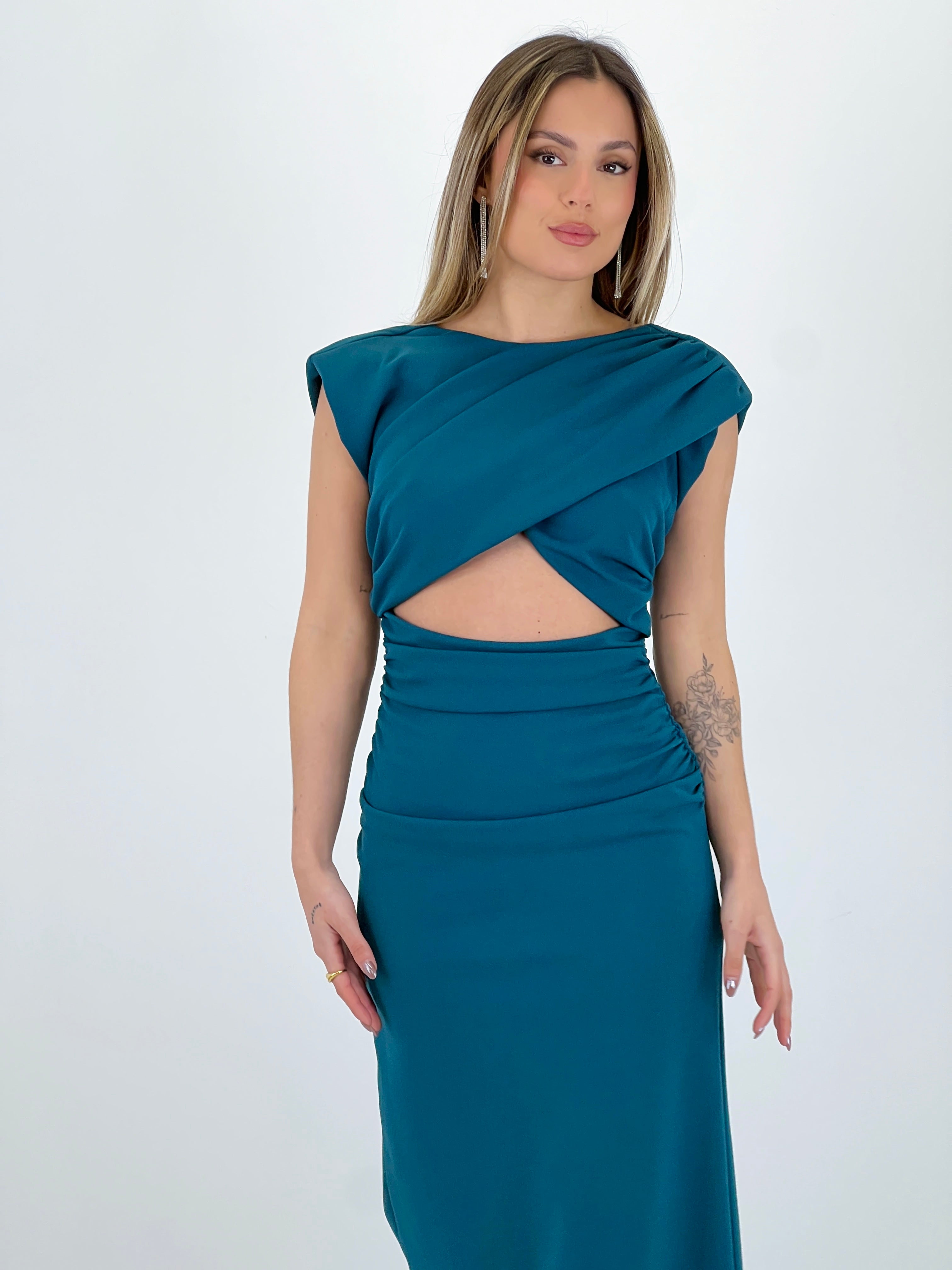 Mirta midi cut-out dress