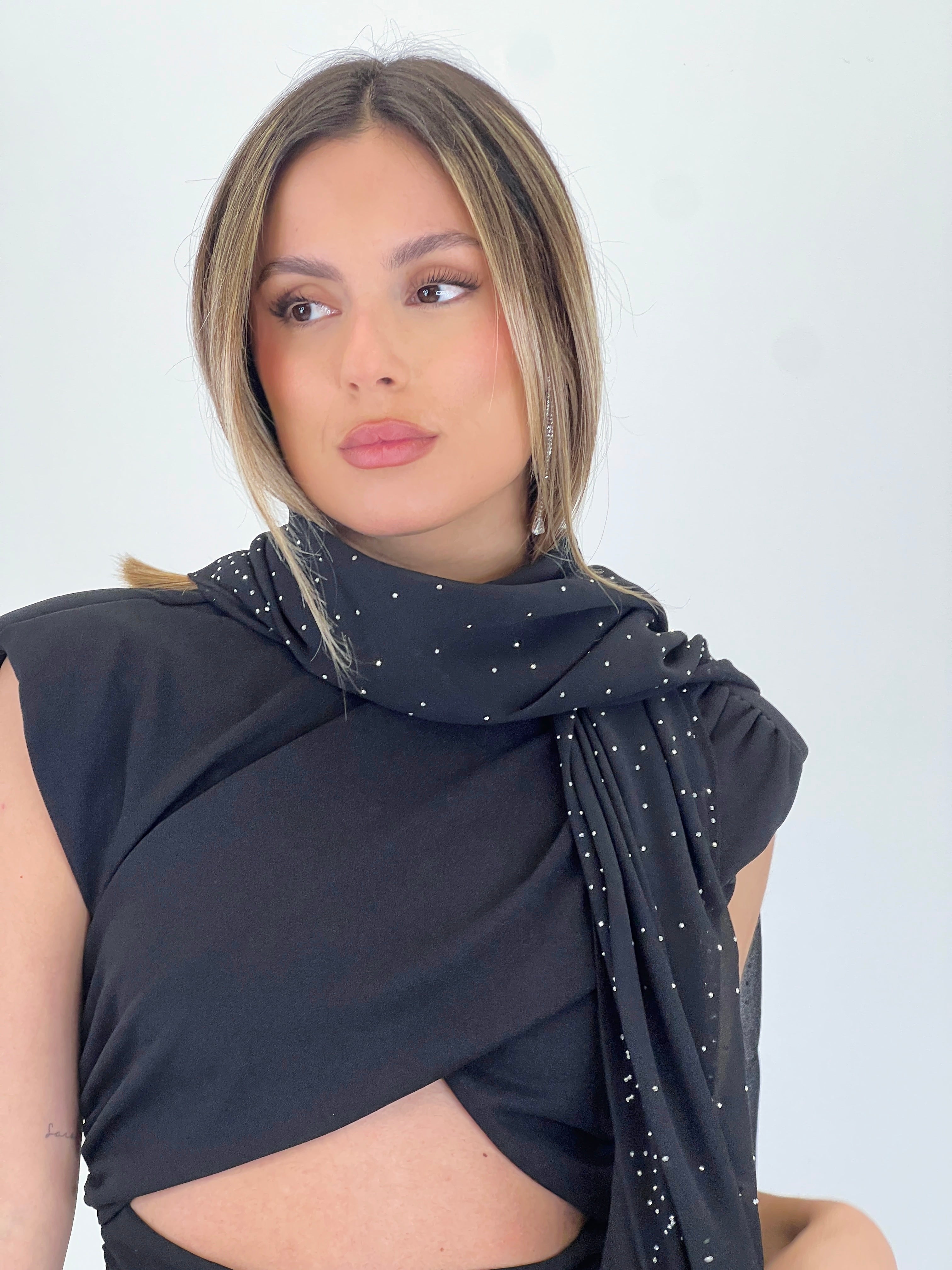 Mirta midi cut-out dress