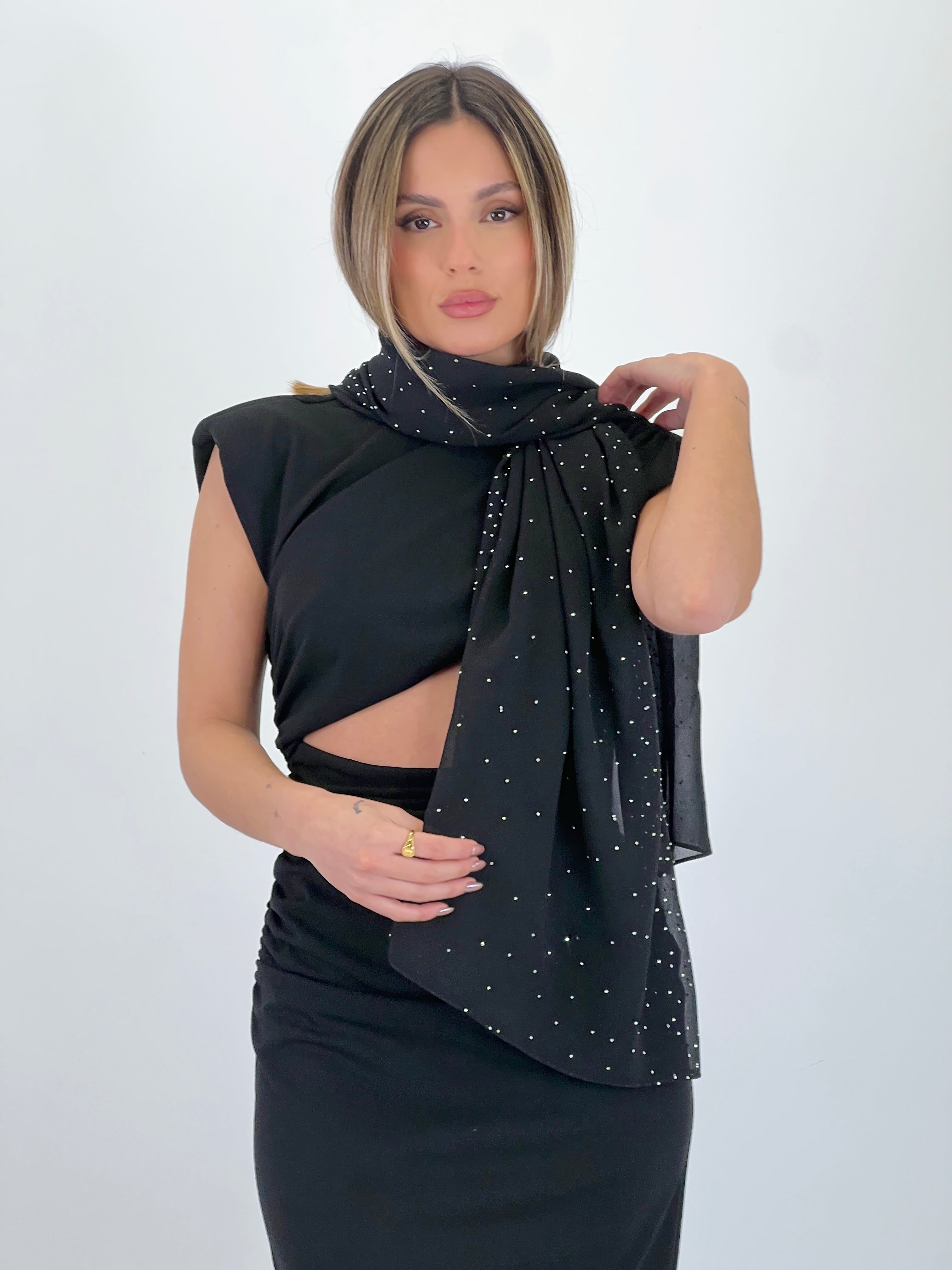 Mirta midi cut-out dress