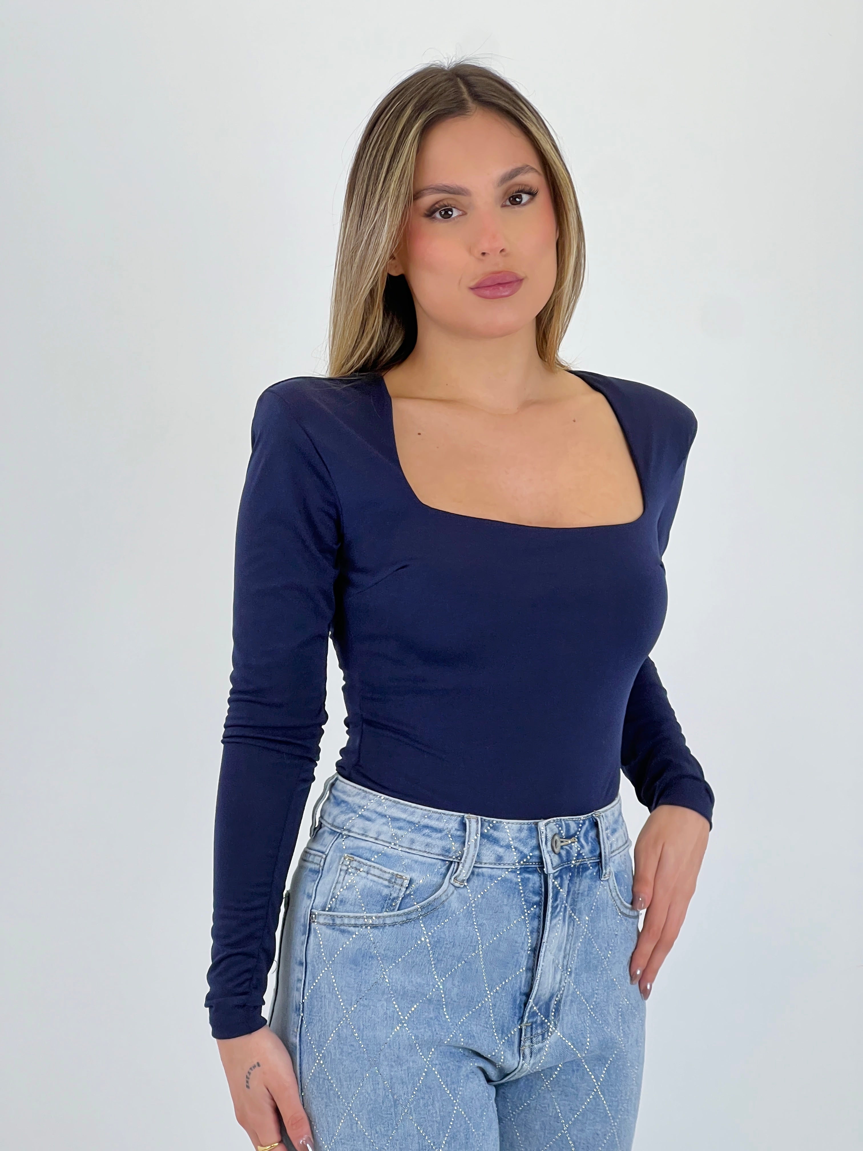 Body escote cuadrado