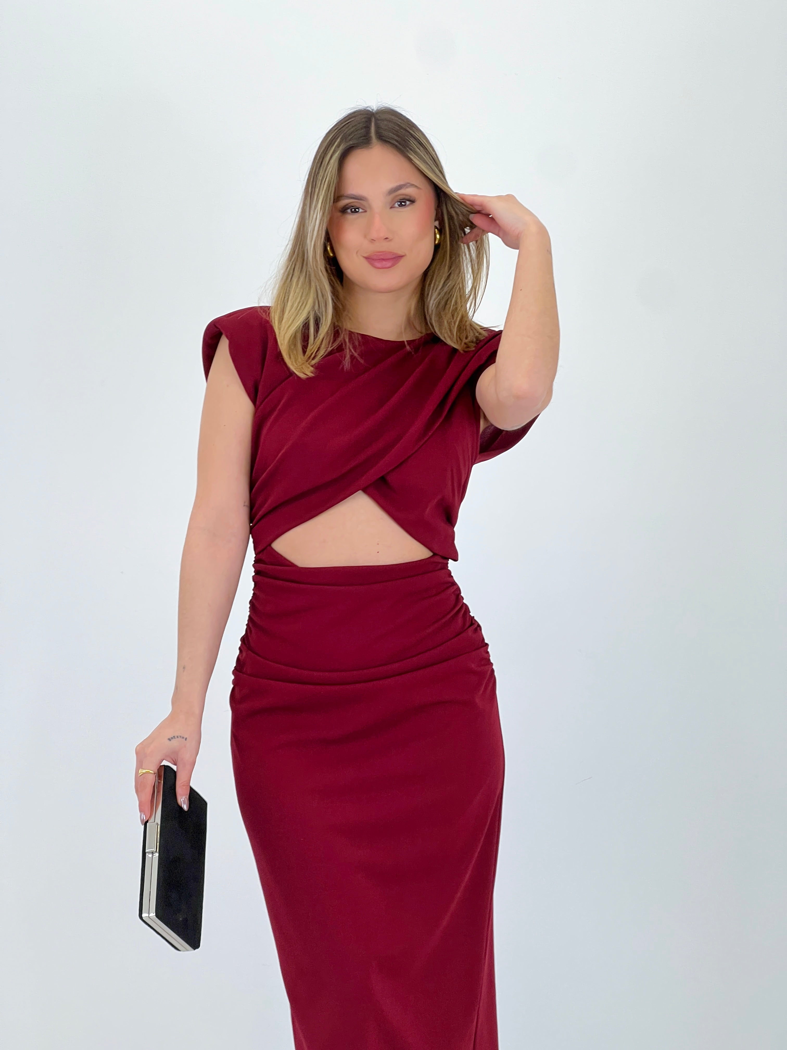 Mirta midi cut-out dress