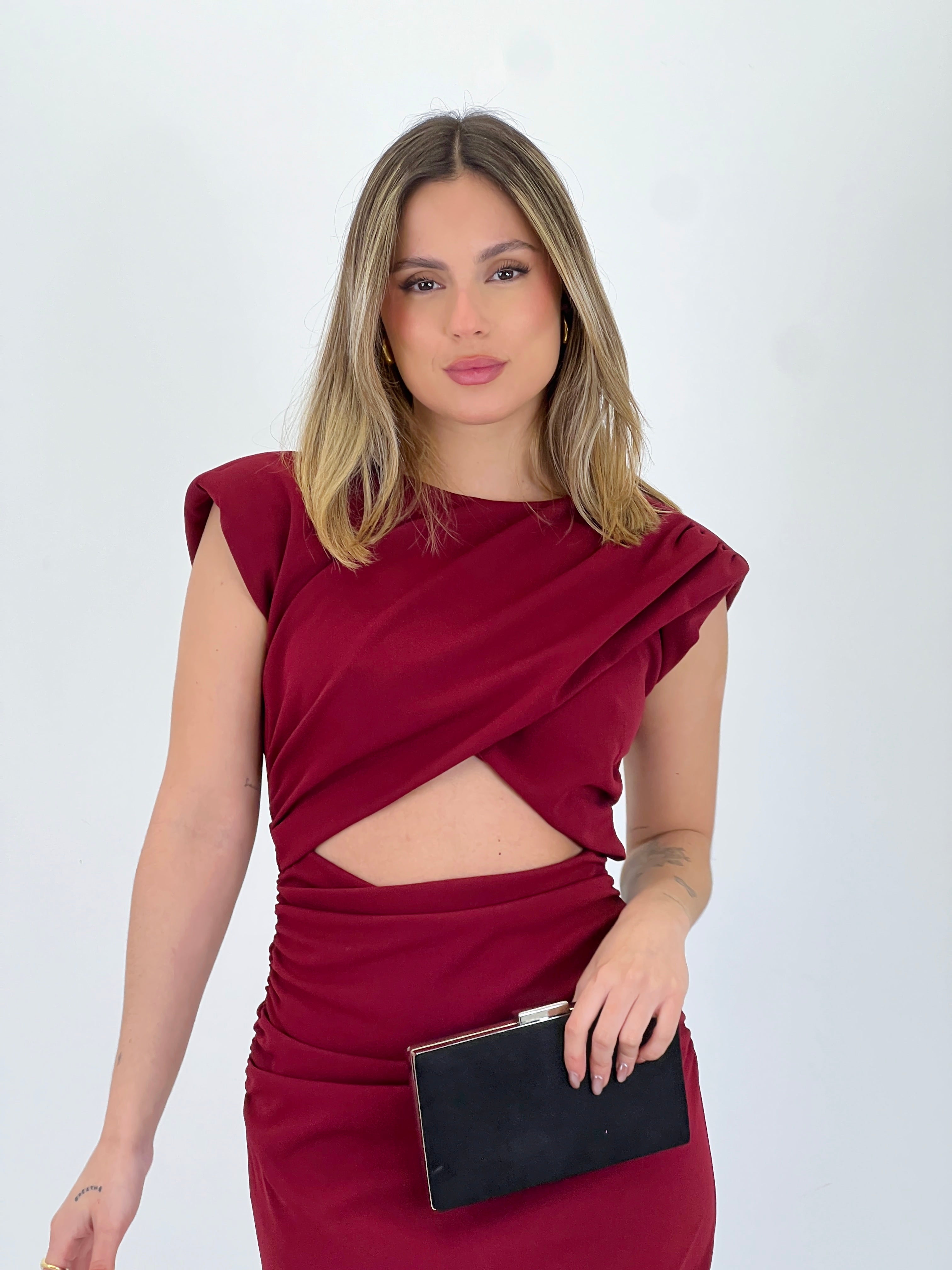Mirta midi cut-out dress