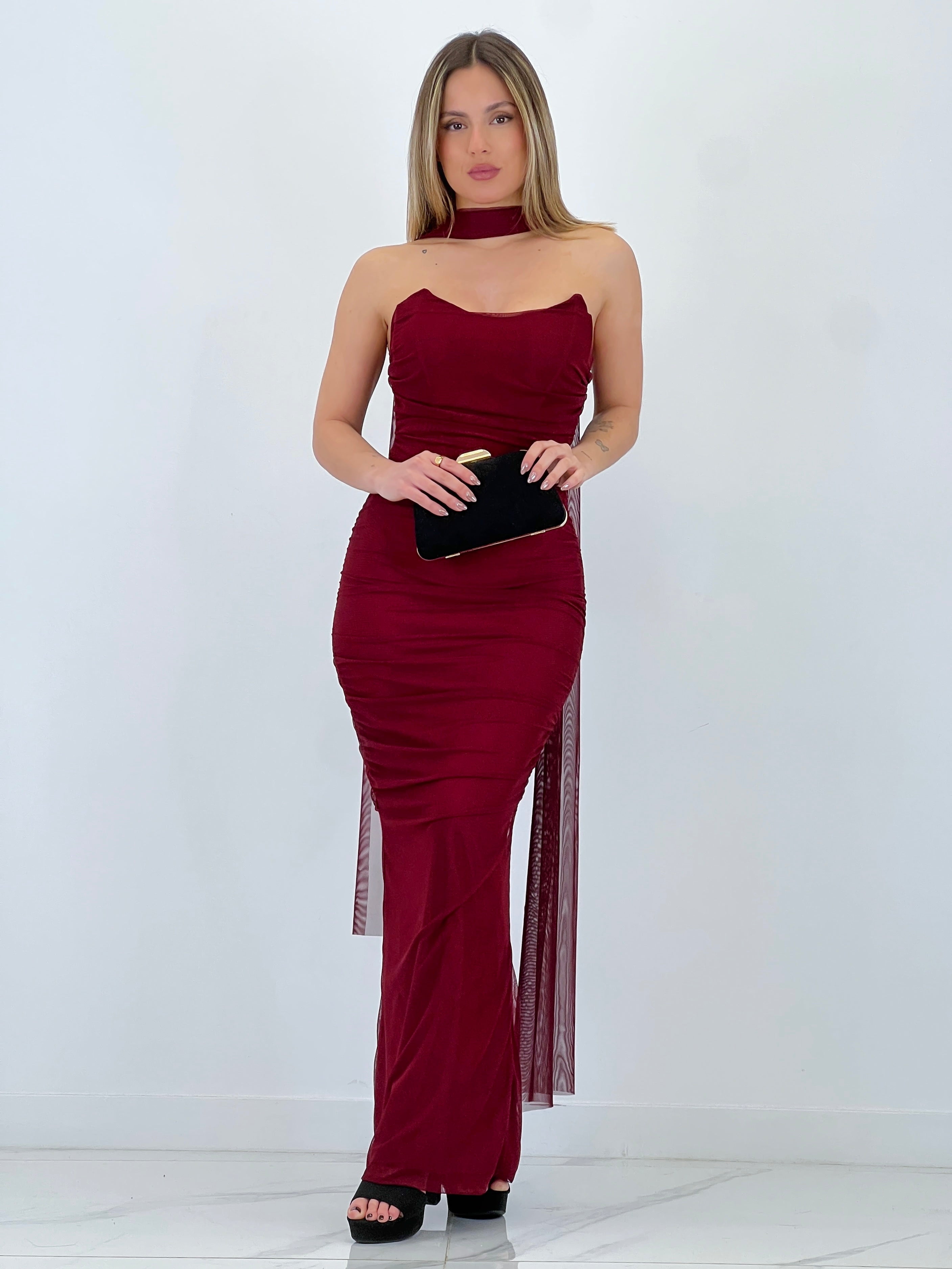 Conjunto tul corsé y falda