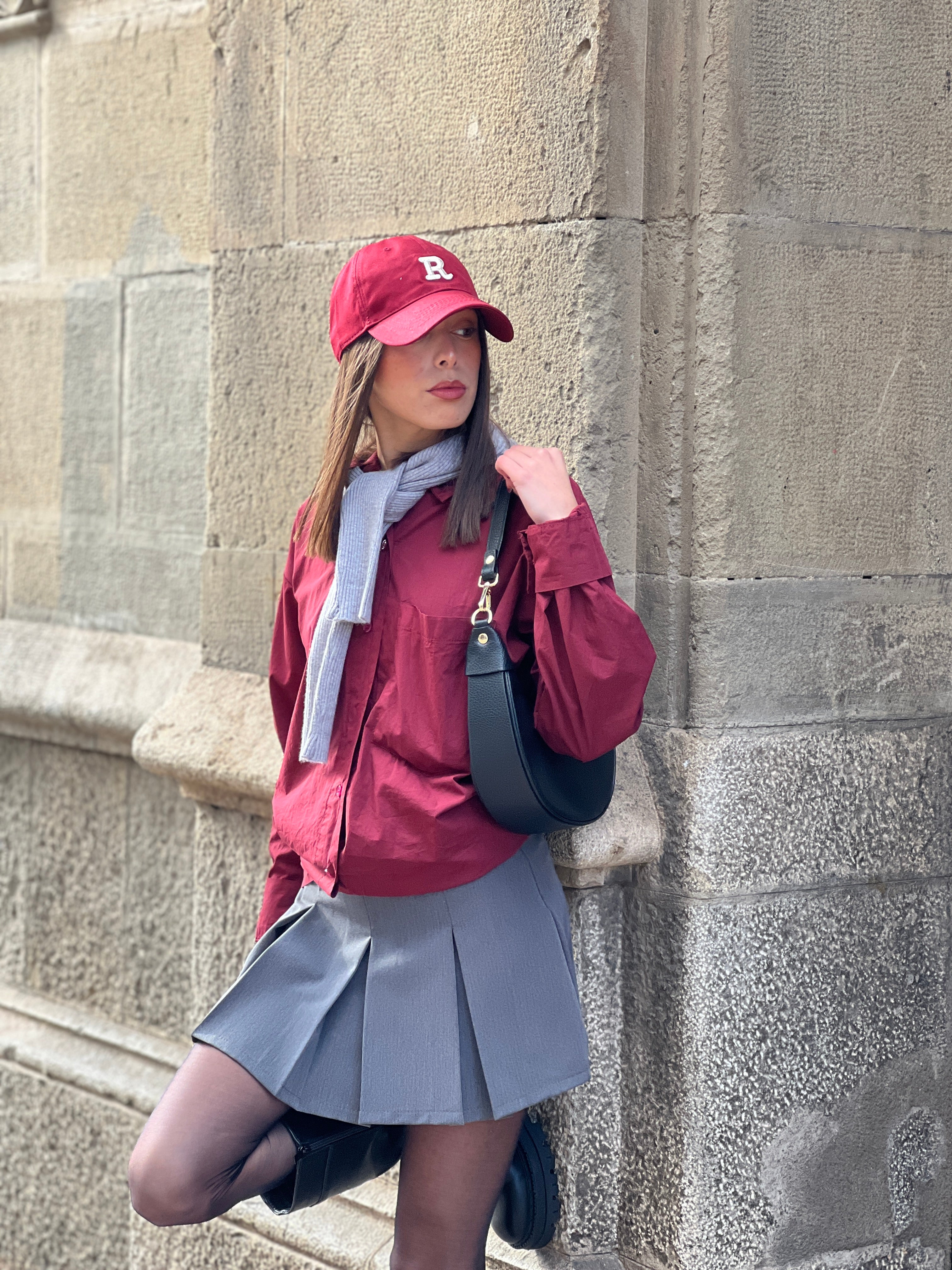 Falda pantalón tablas