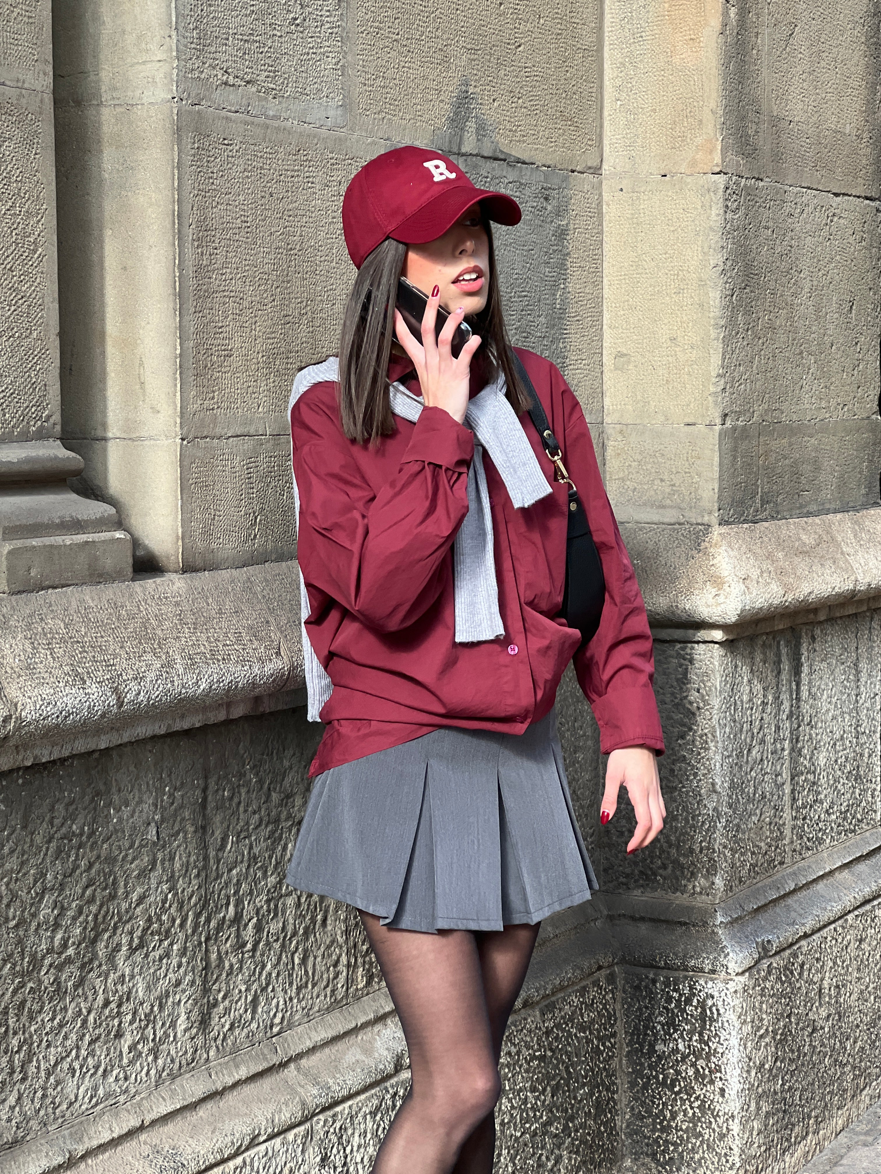 Falda pantalón tablas