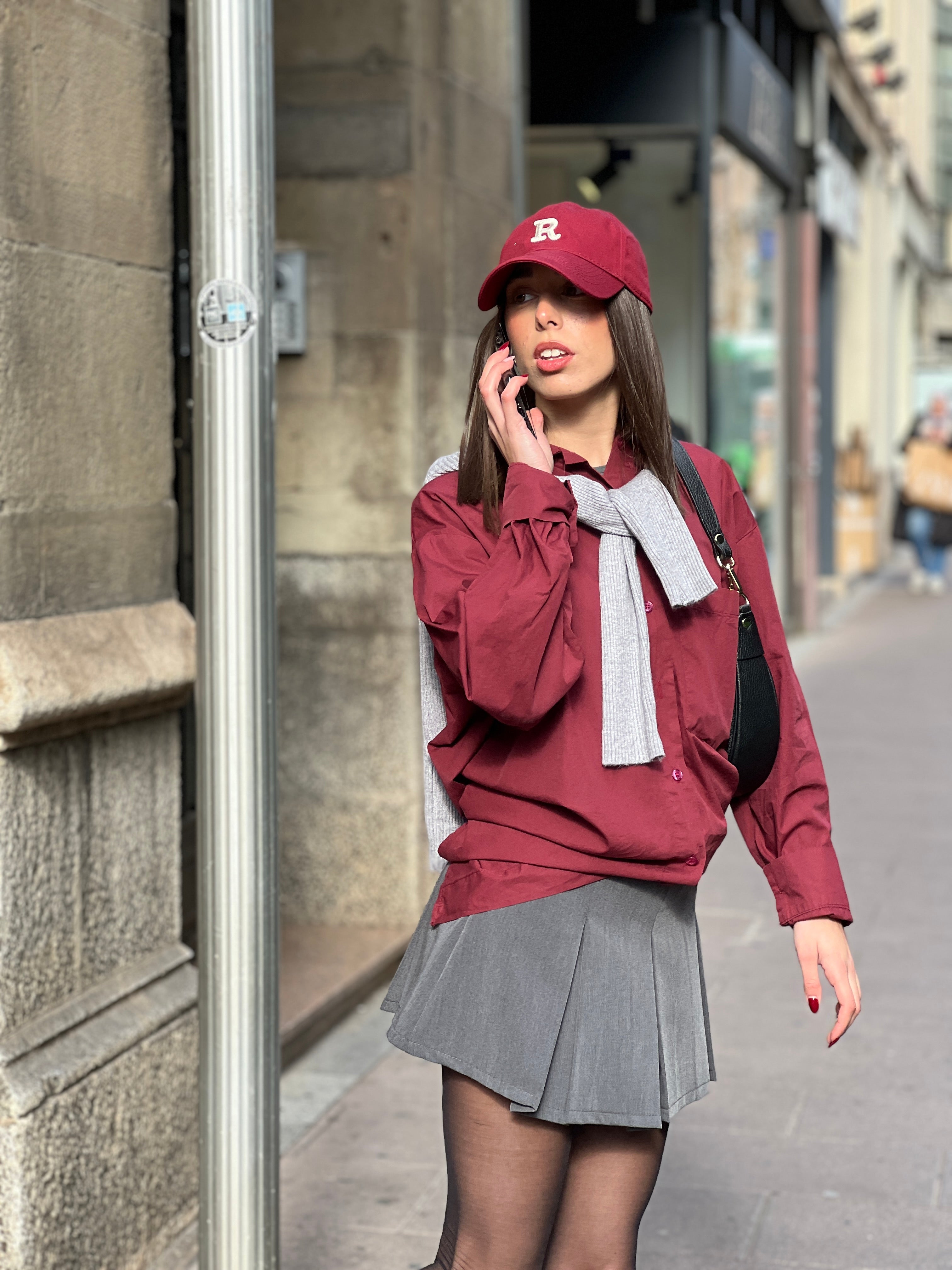 Falda pantalón tablas