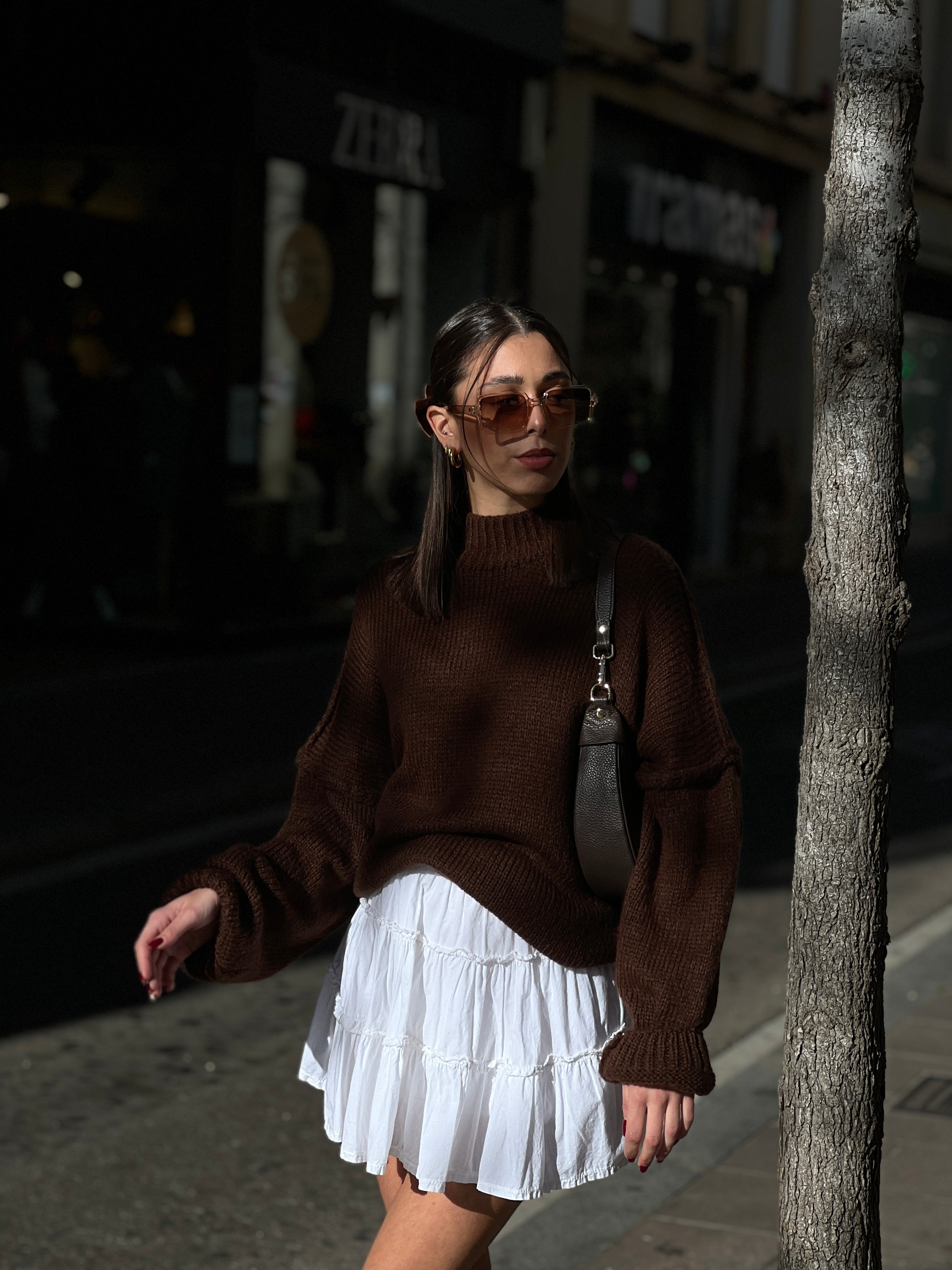 Falda pantalón volantes