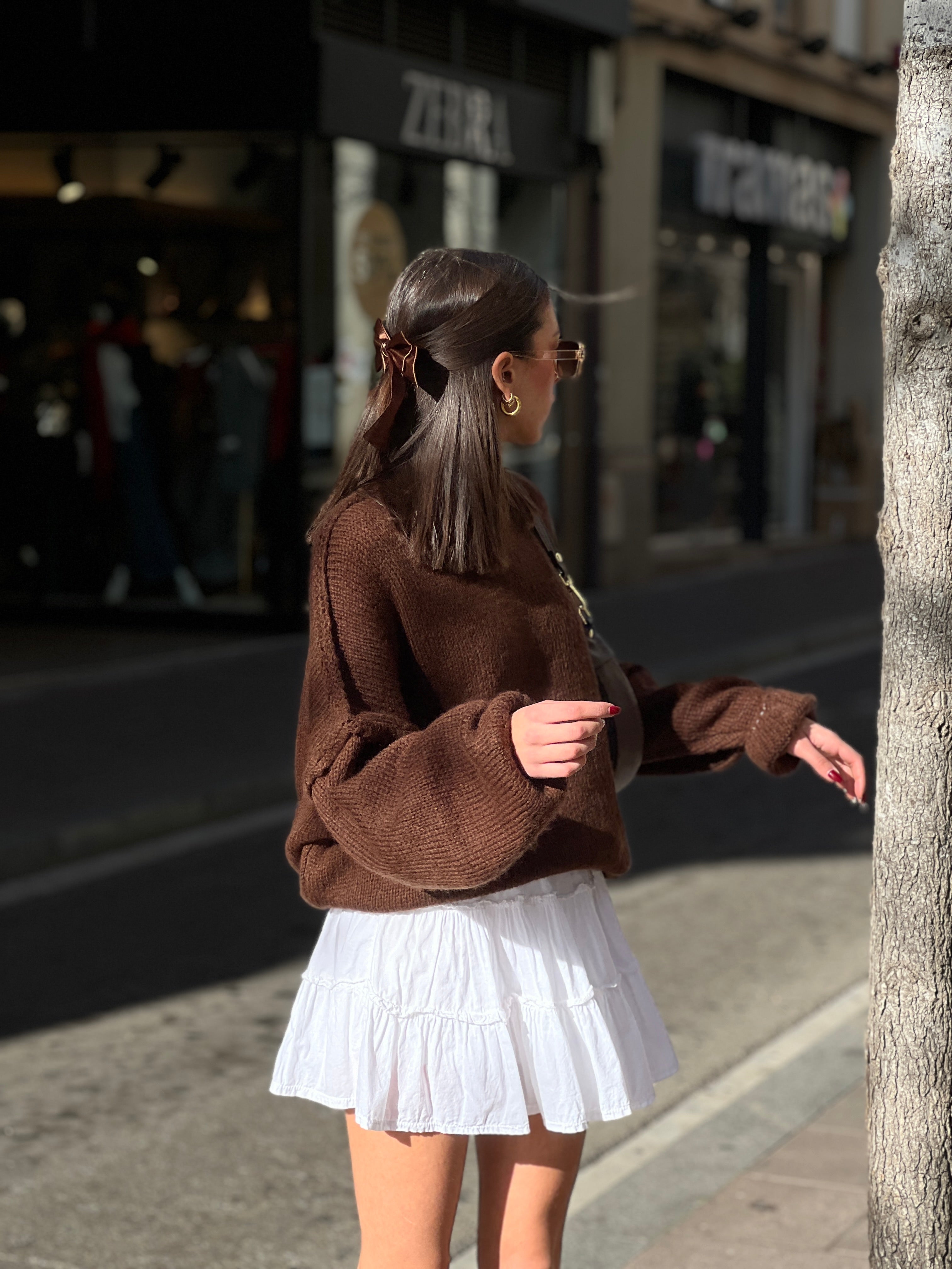 Falda pantalón volantes