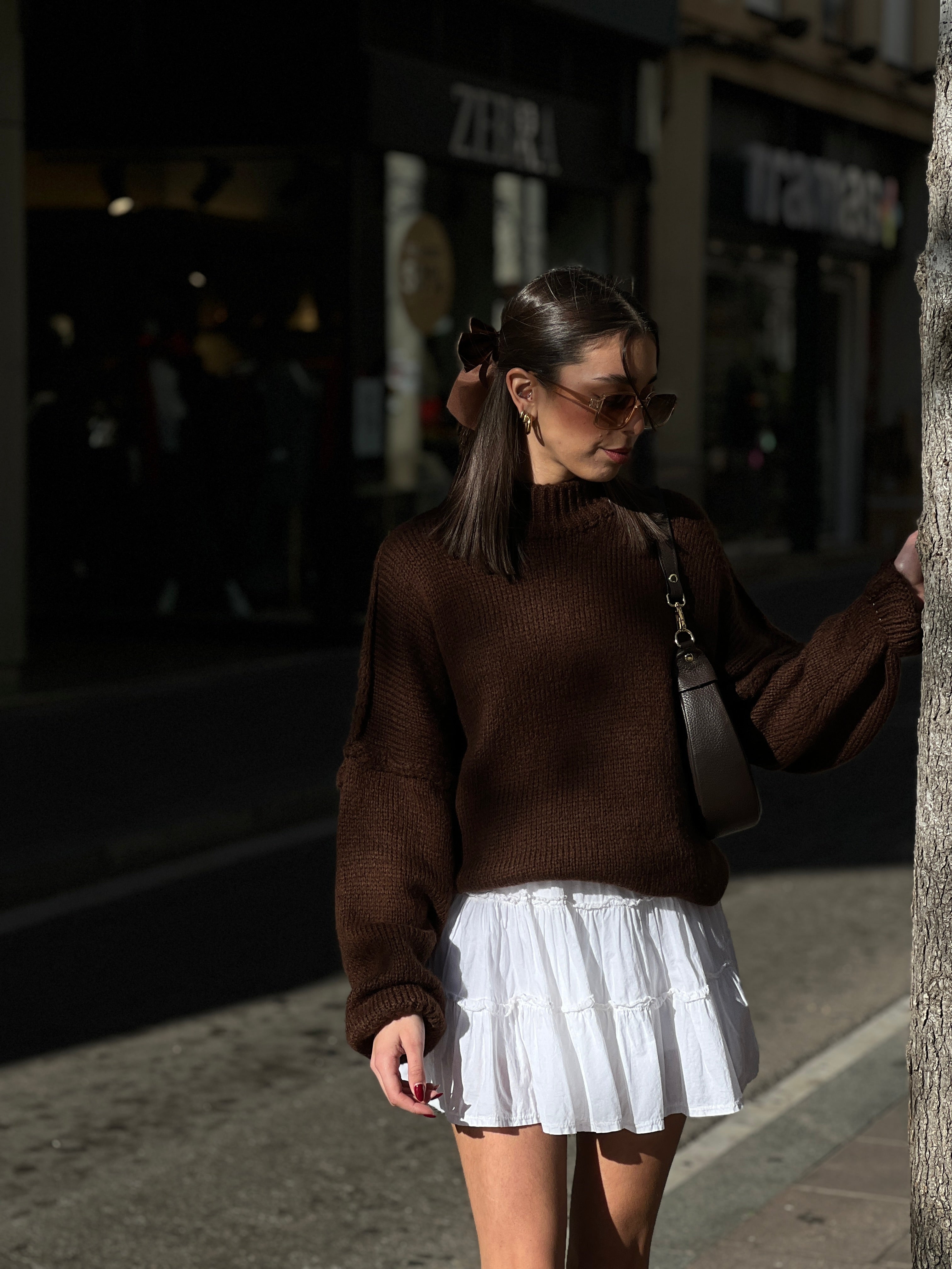 Falda pantalón volantes