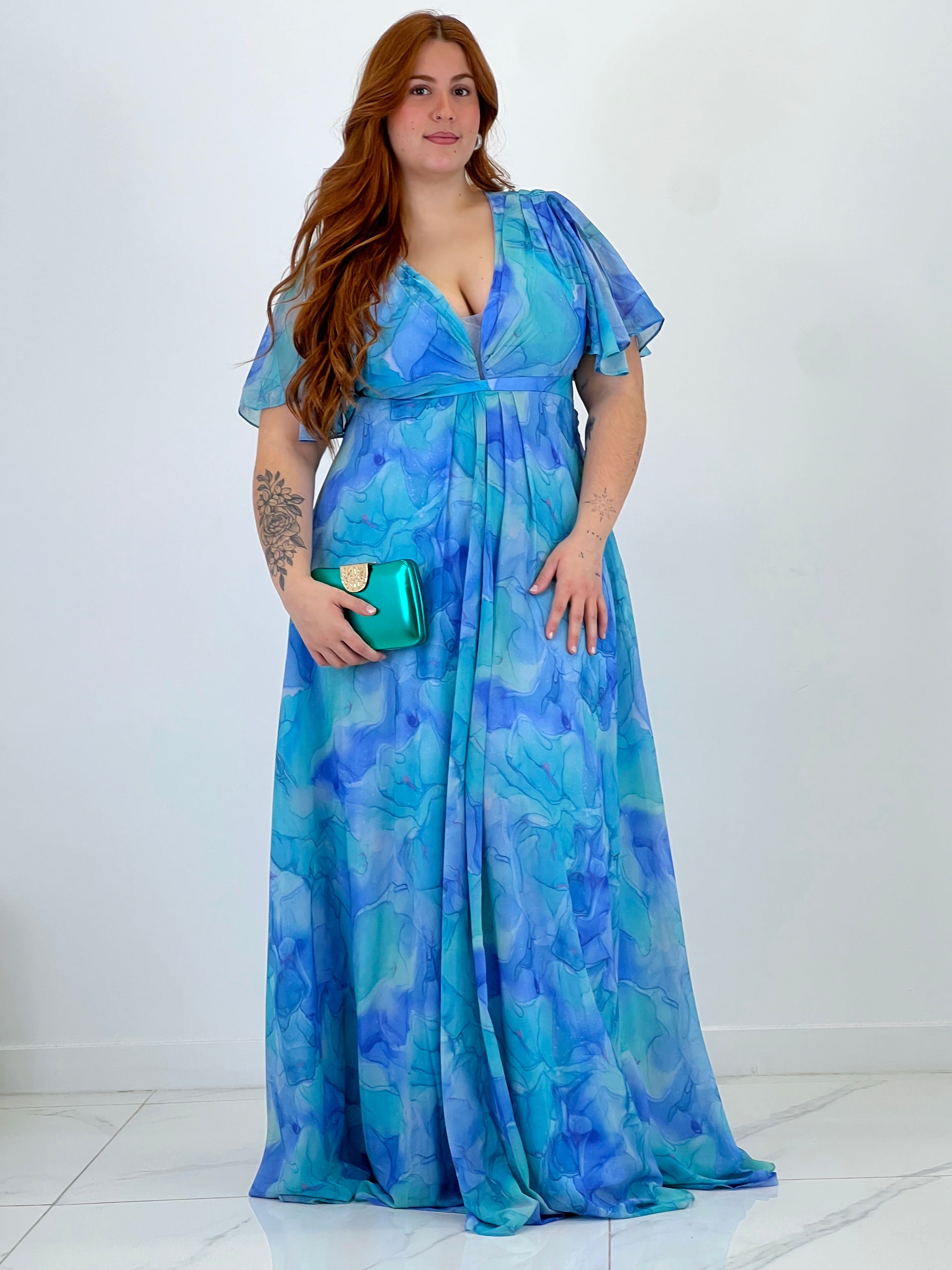 Vestido estampado Irune