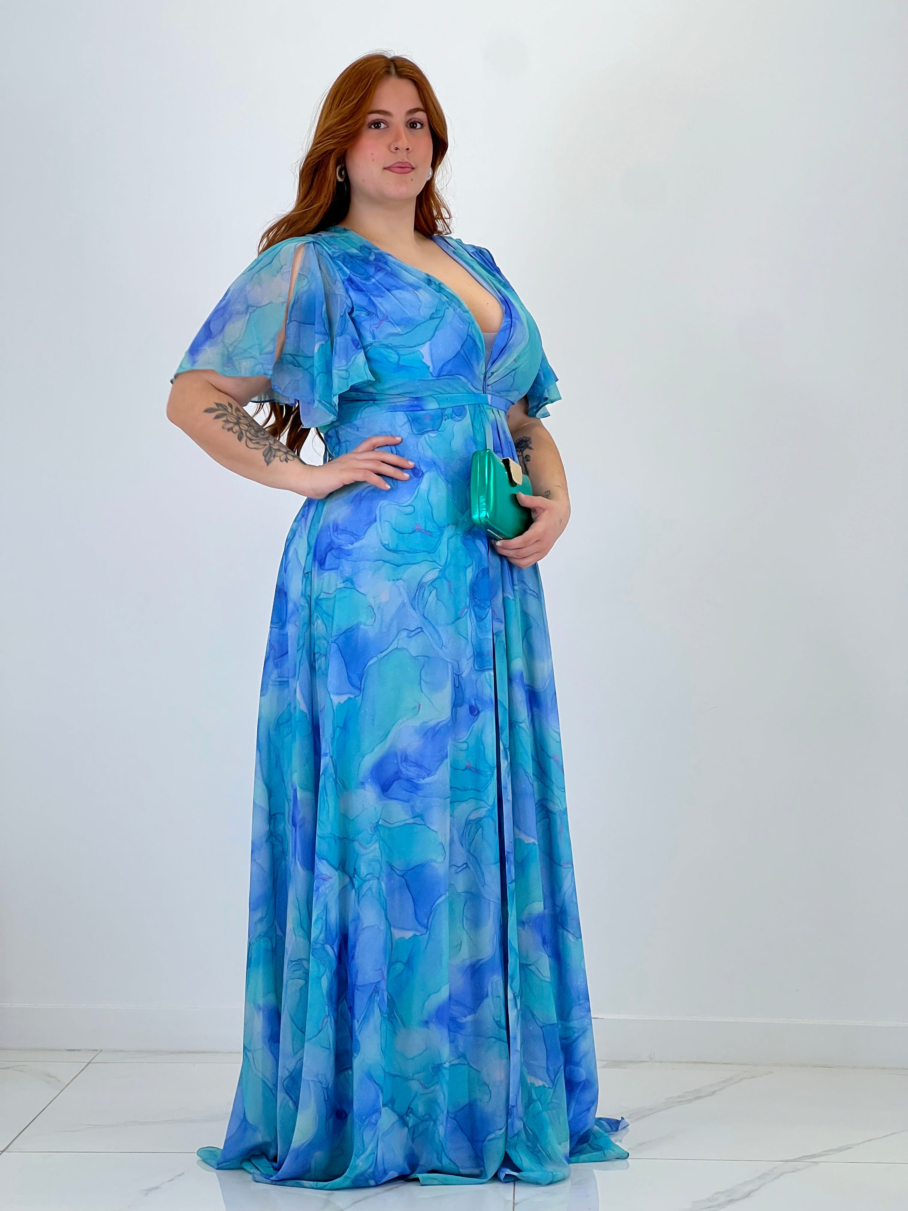 Vestido estampado Irune