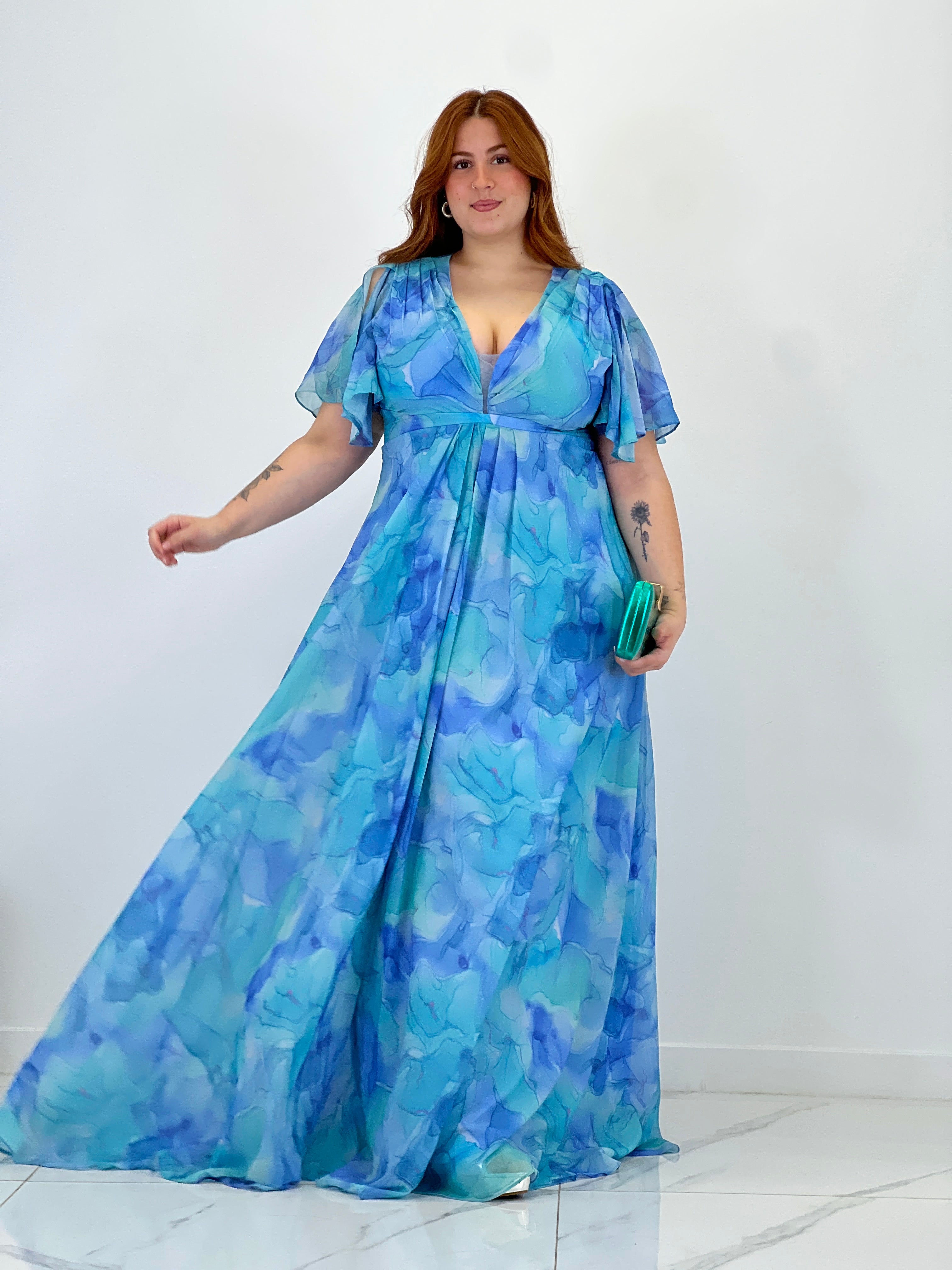 Vestido estampado Irune