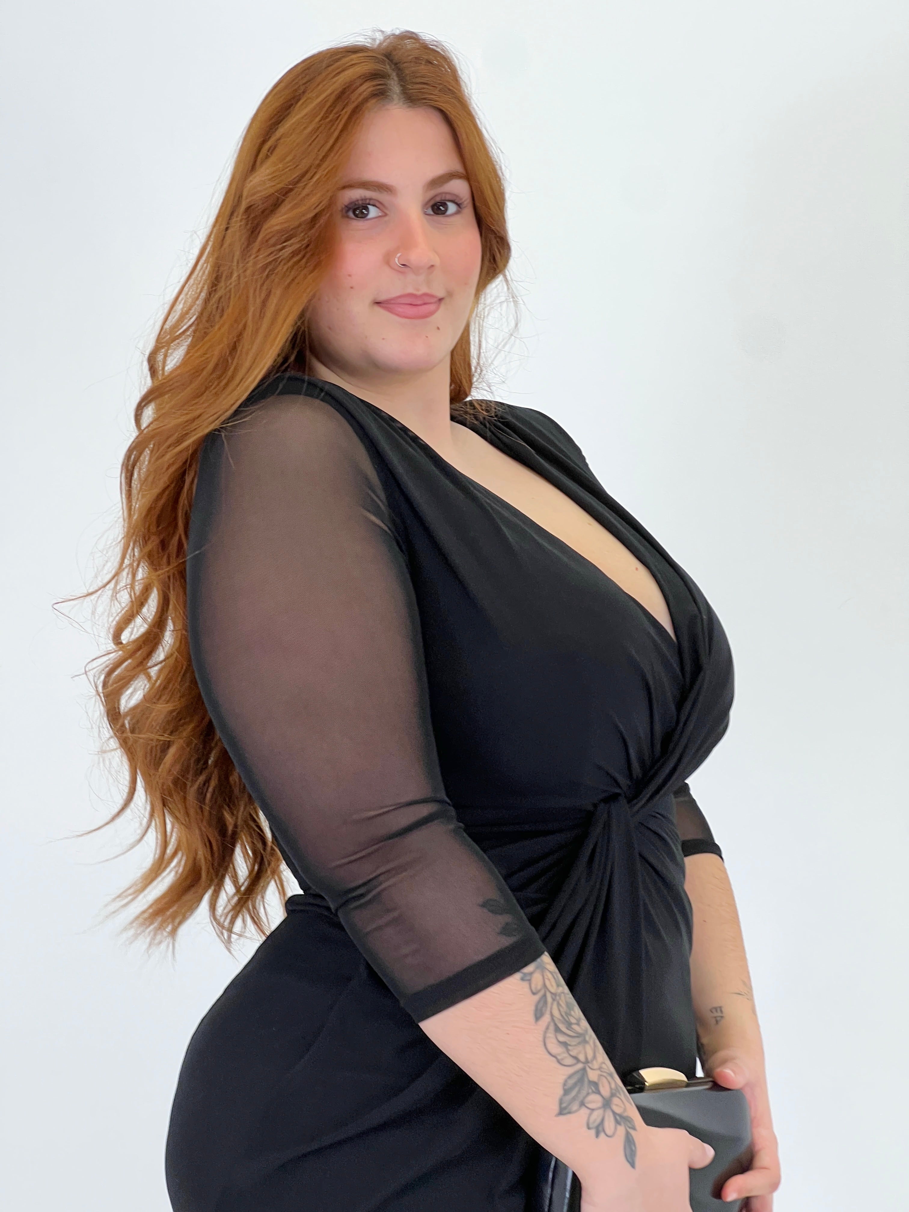 Vestit midi amb màniga Glenda