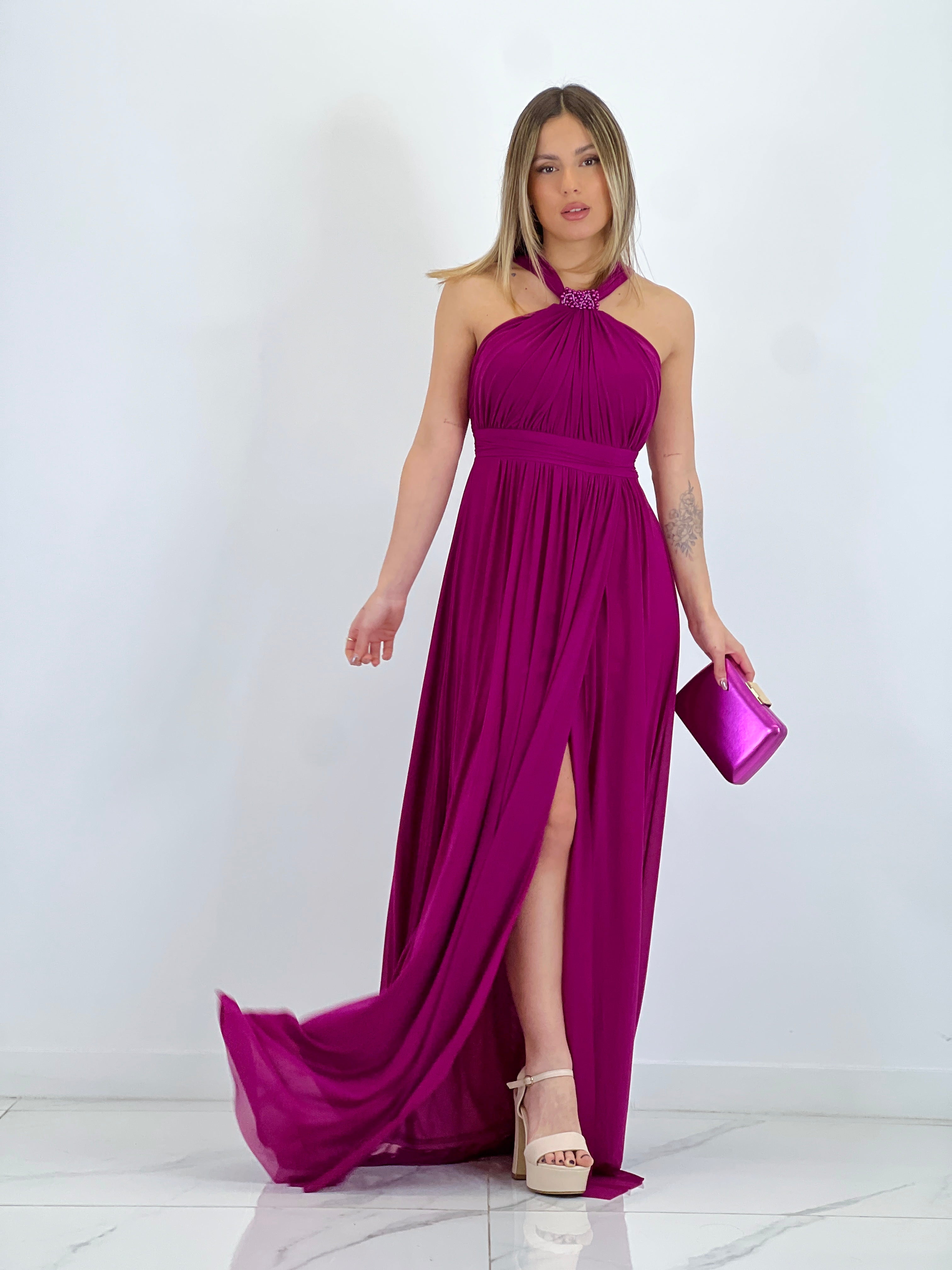 Robe décolleté grec Amalia