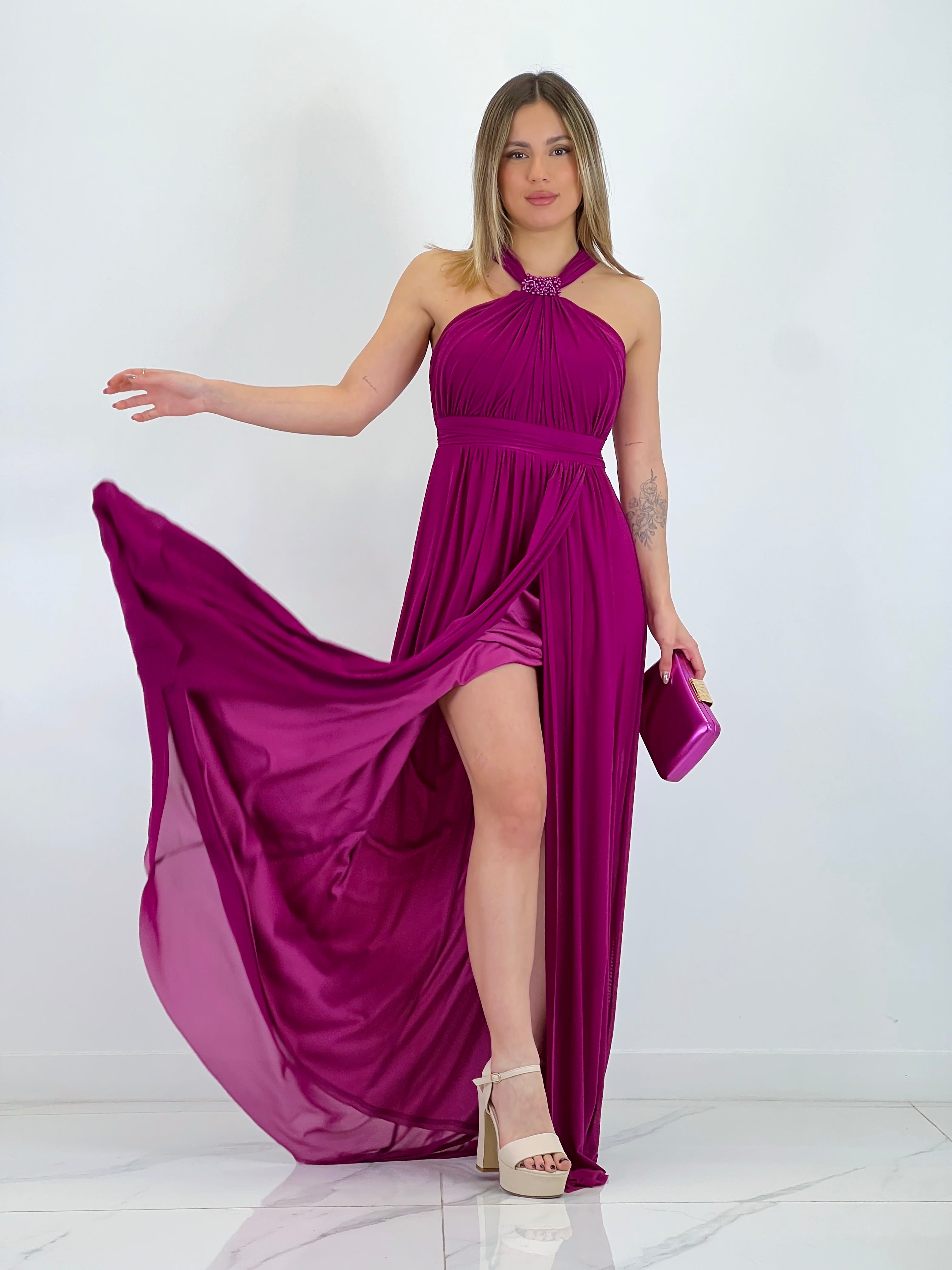 Robe décolleté grec Amalia