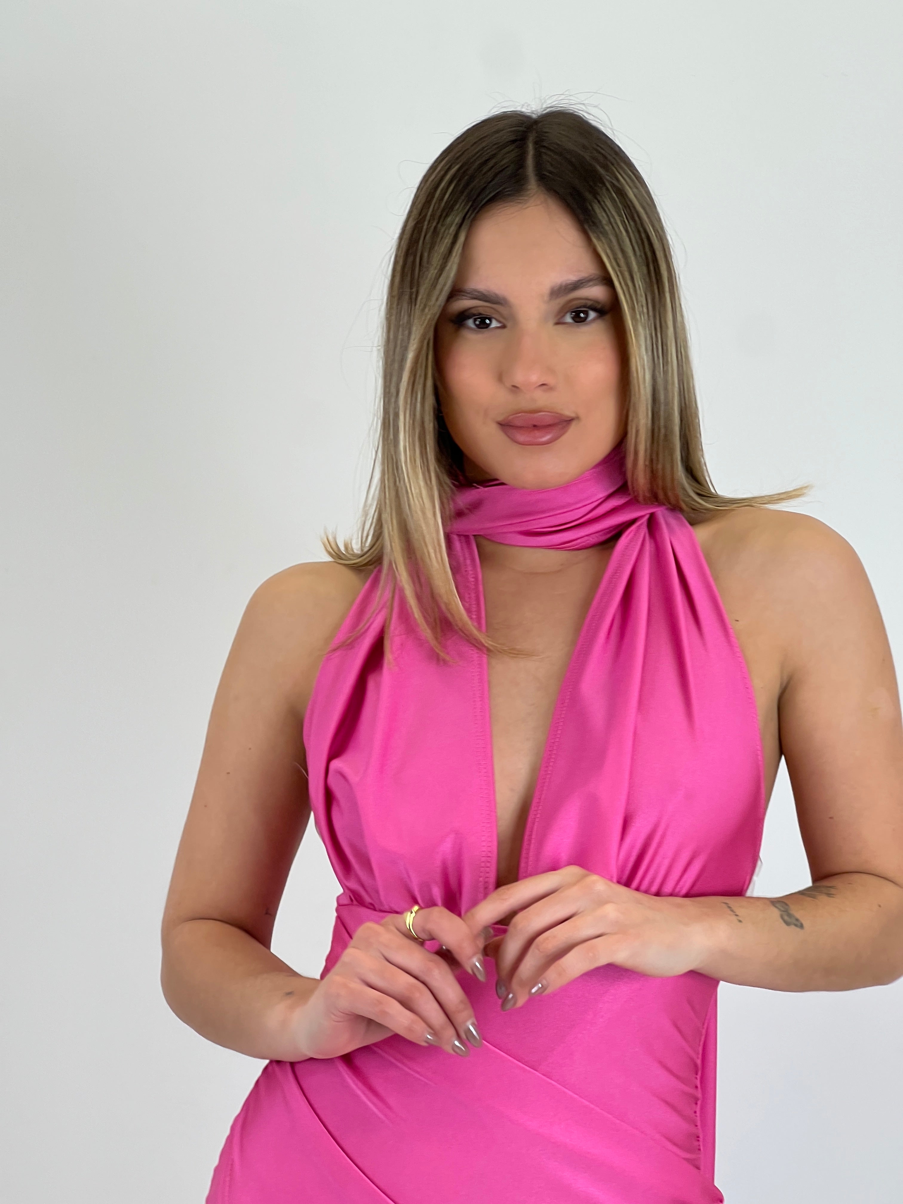 Vestido chocker Sibeth