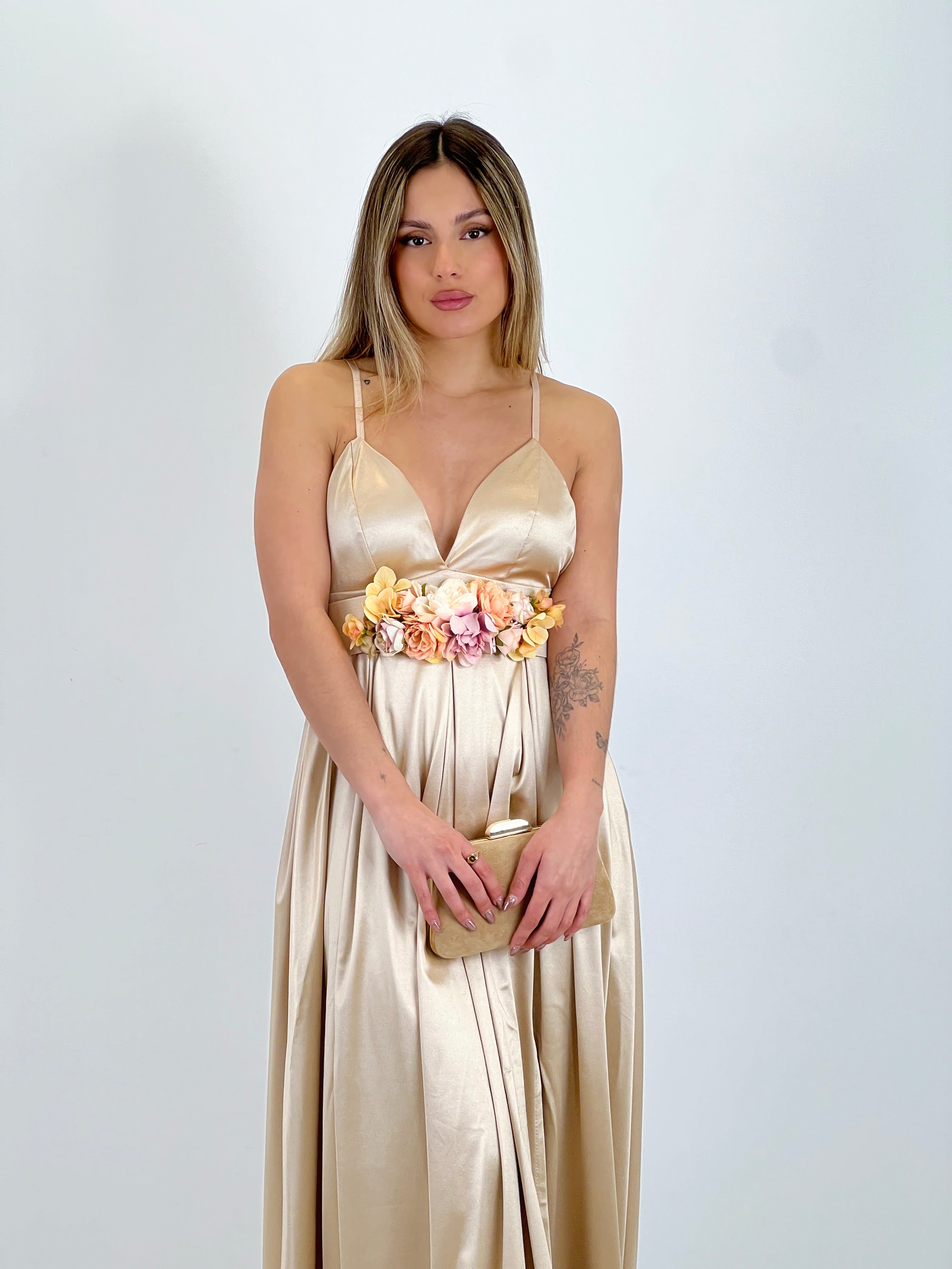 Vestido satinado Seline