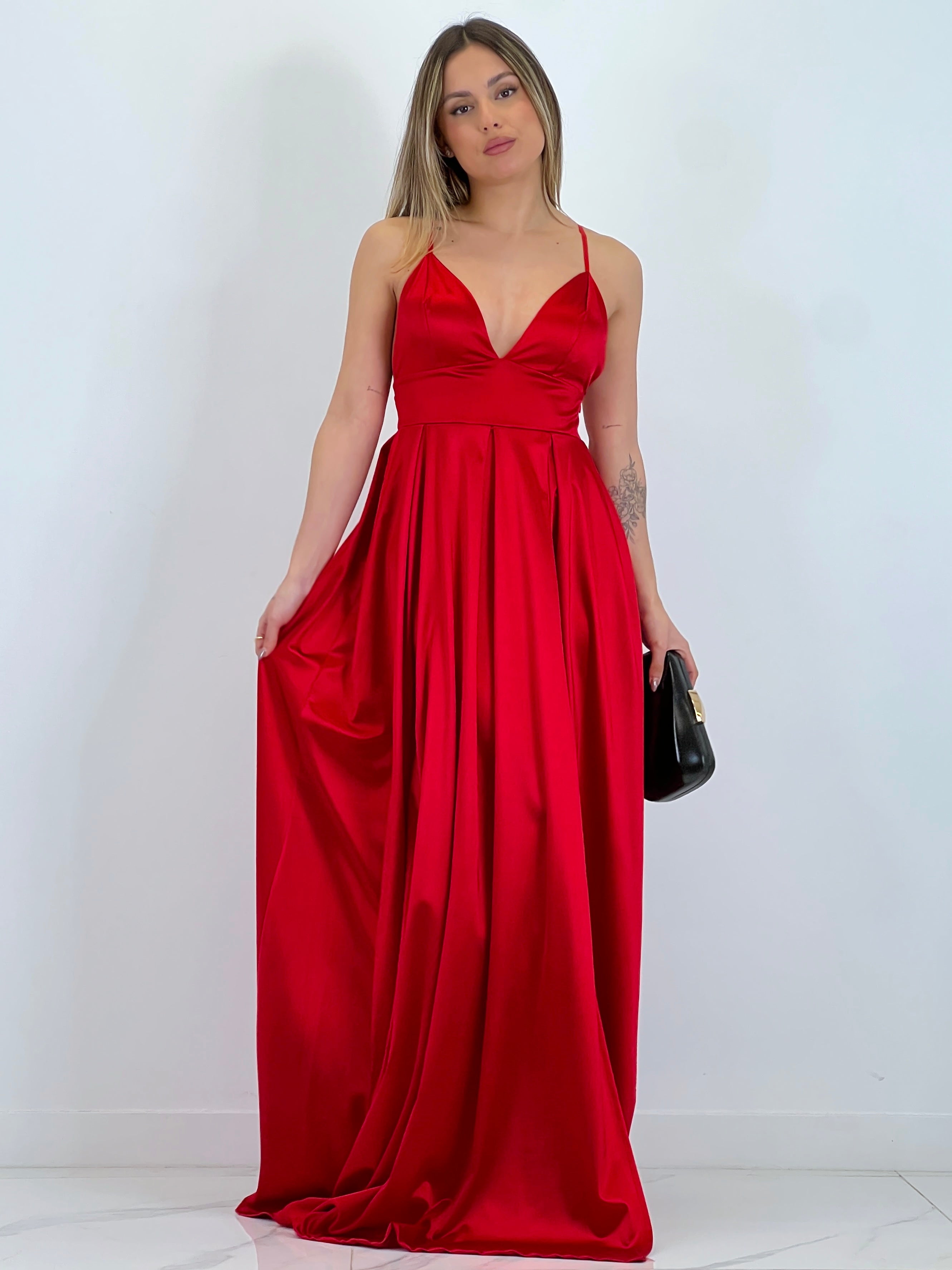 Vestido satinado Seline