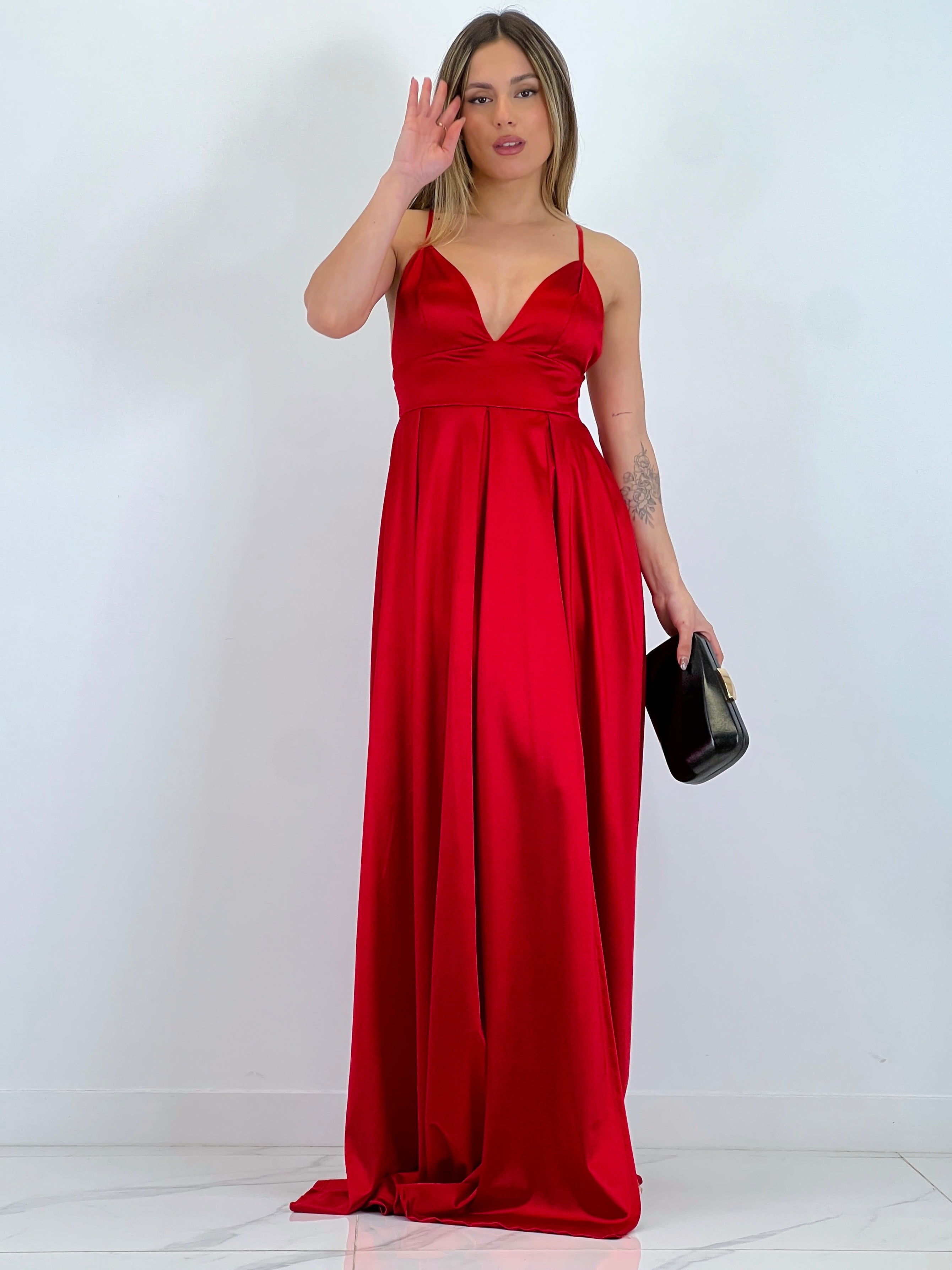 Vestido satinado Seline