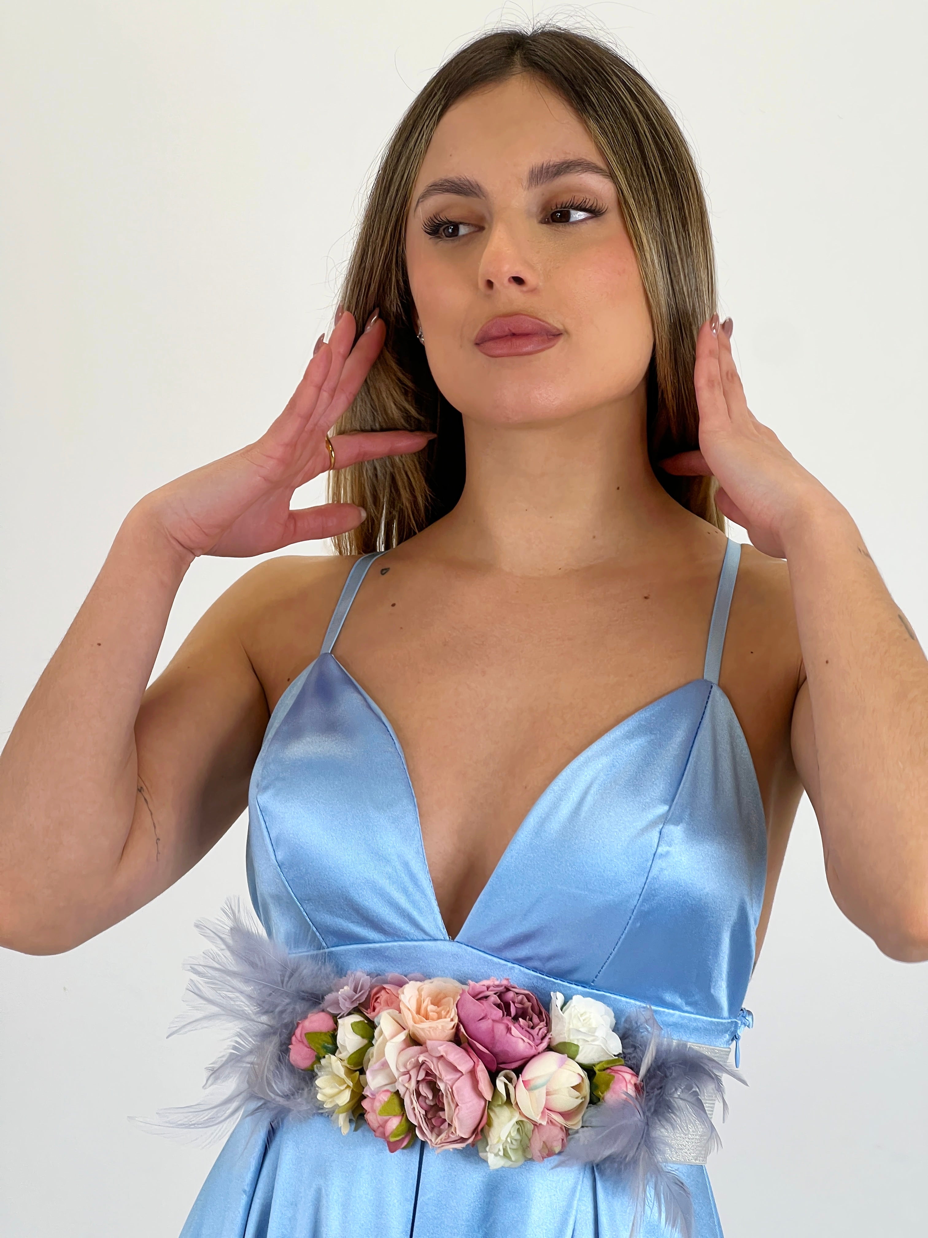 Vestido satinado Seline