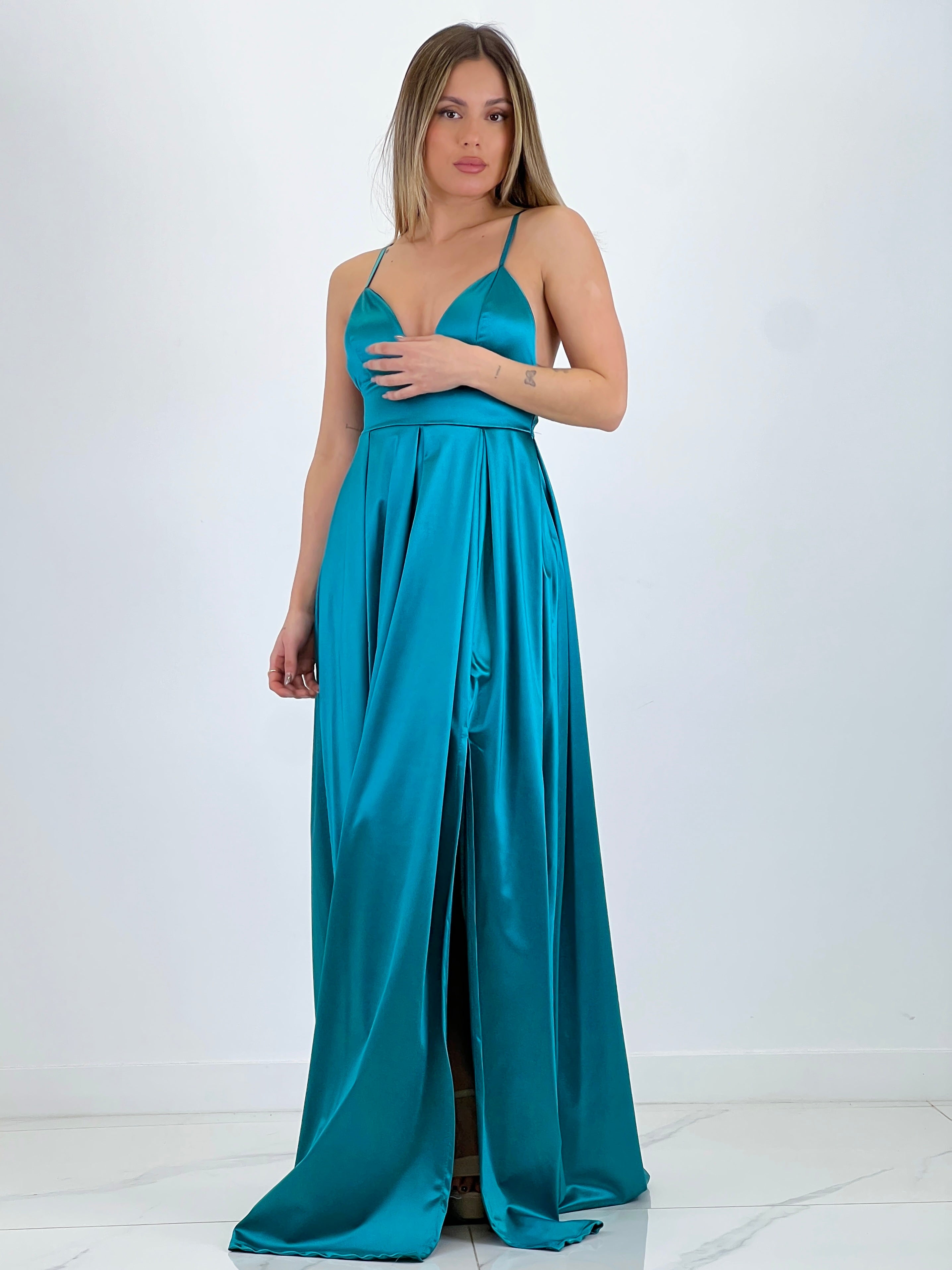 Vestido satinado Seline