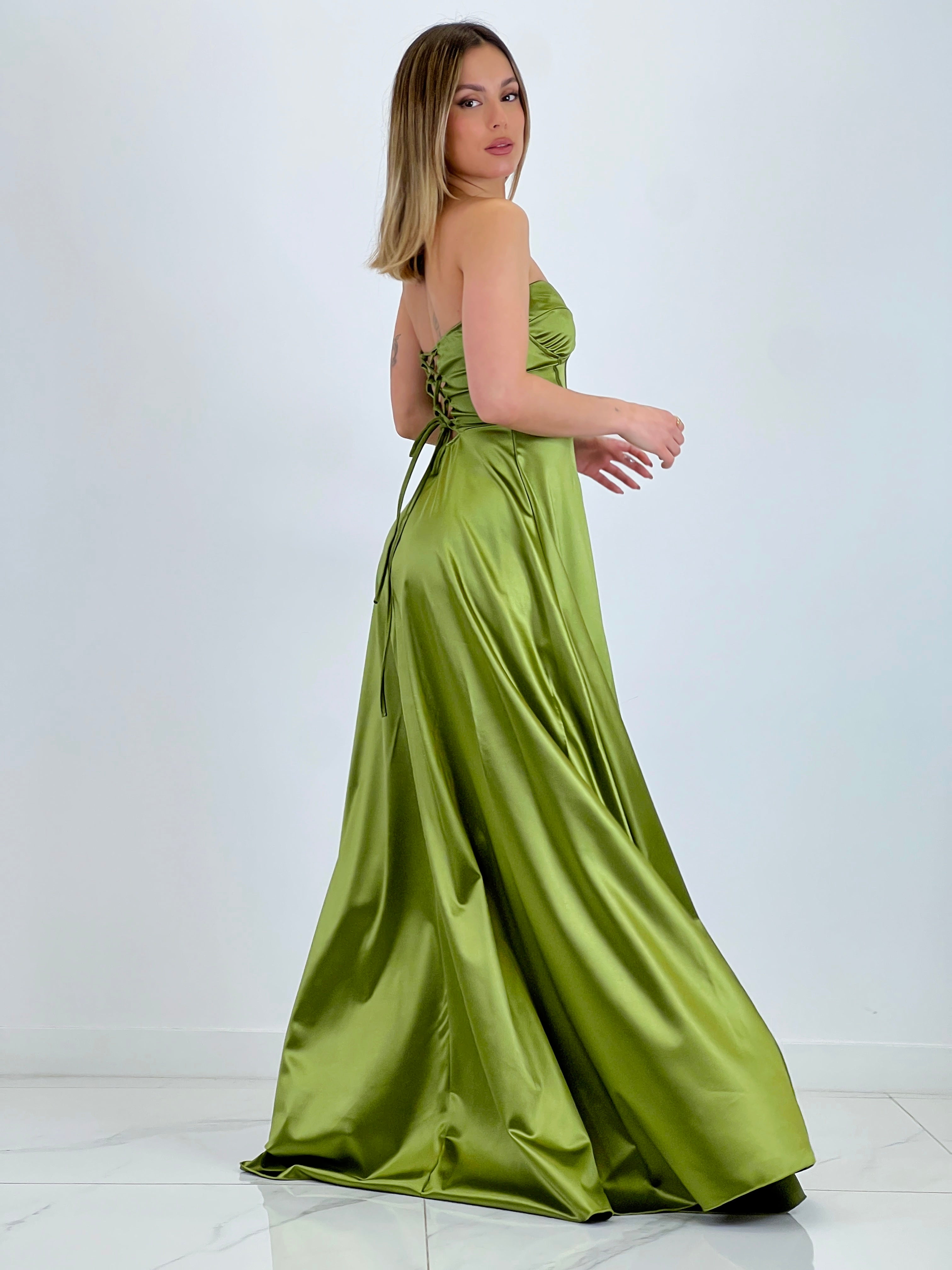 Vestido satinado Nelia - Zebra&Maduixa®