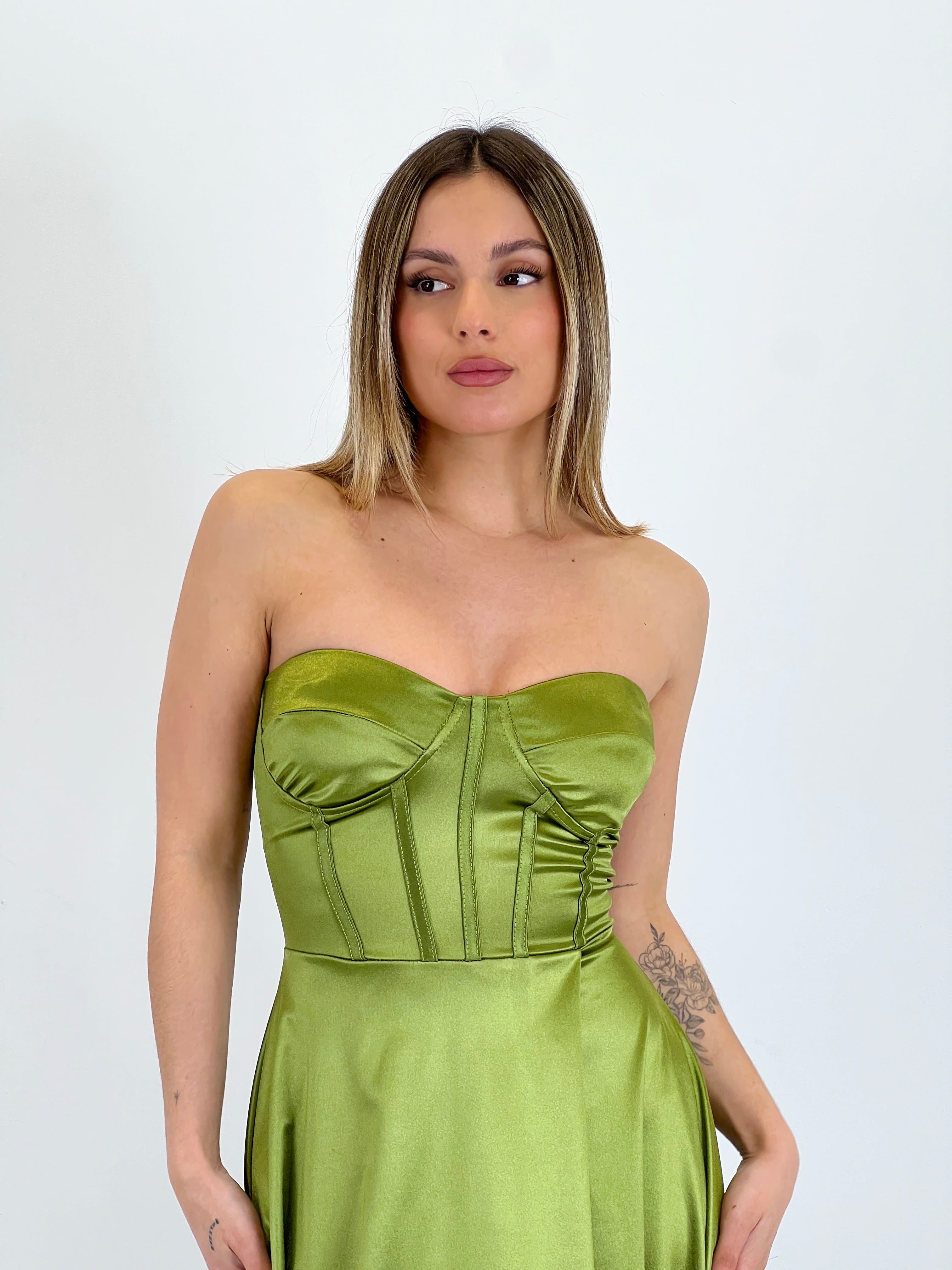 Vestido satinado Nelia - Zebra&Maduixa®