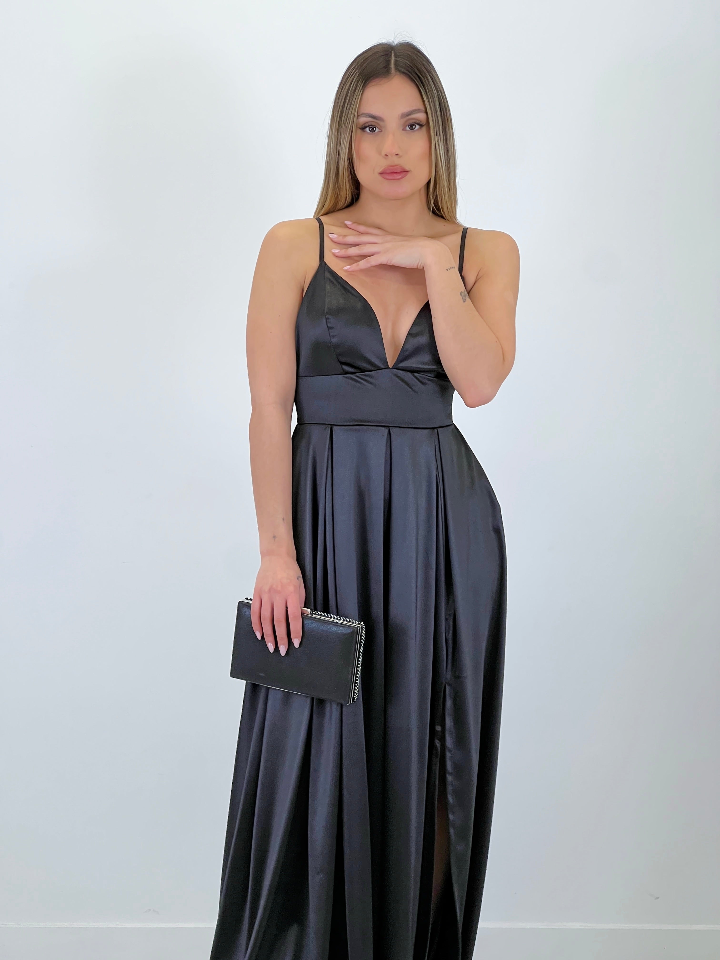 Vestido satinado Seline