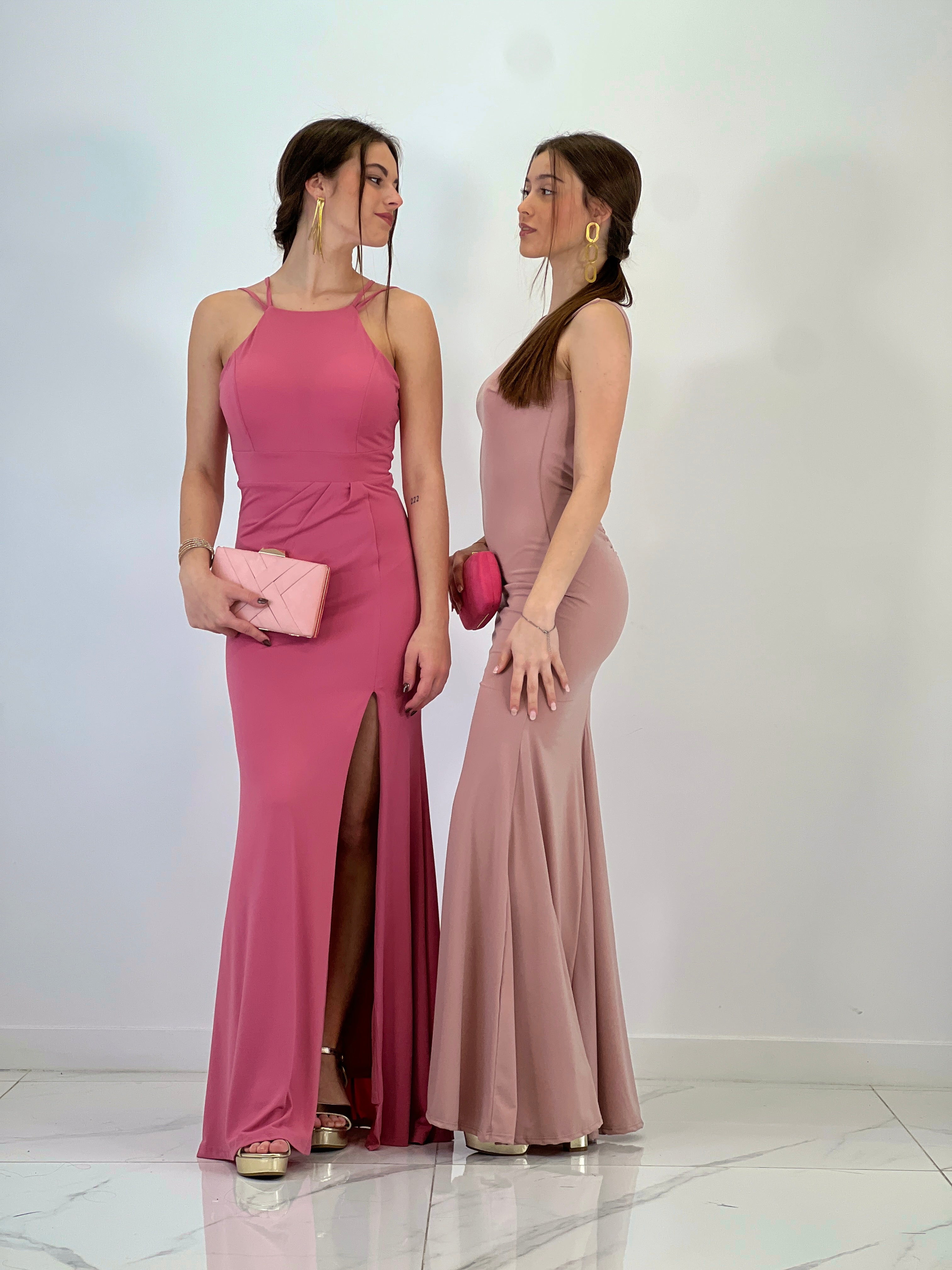 Vestido halter ceremonia Dionisia