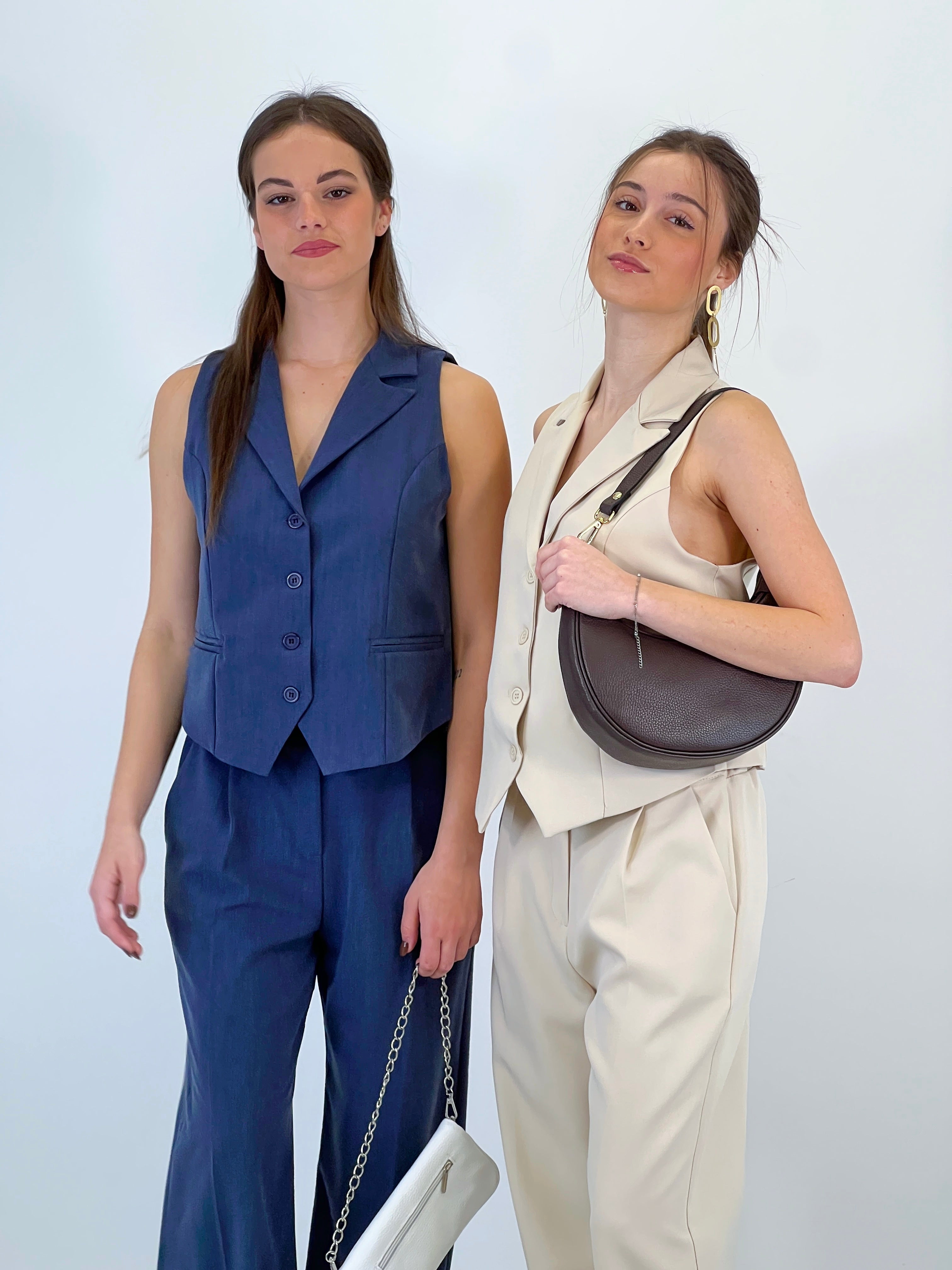 Conjunto pantalón y chaleco Paris