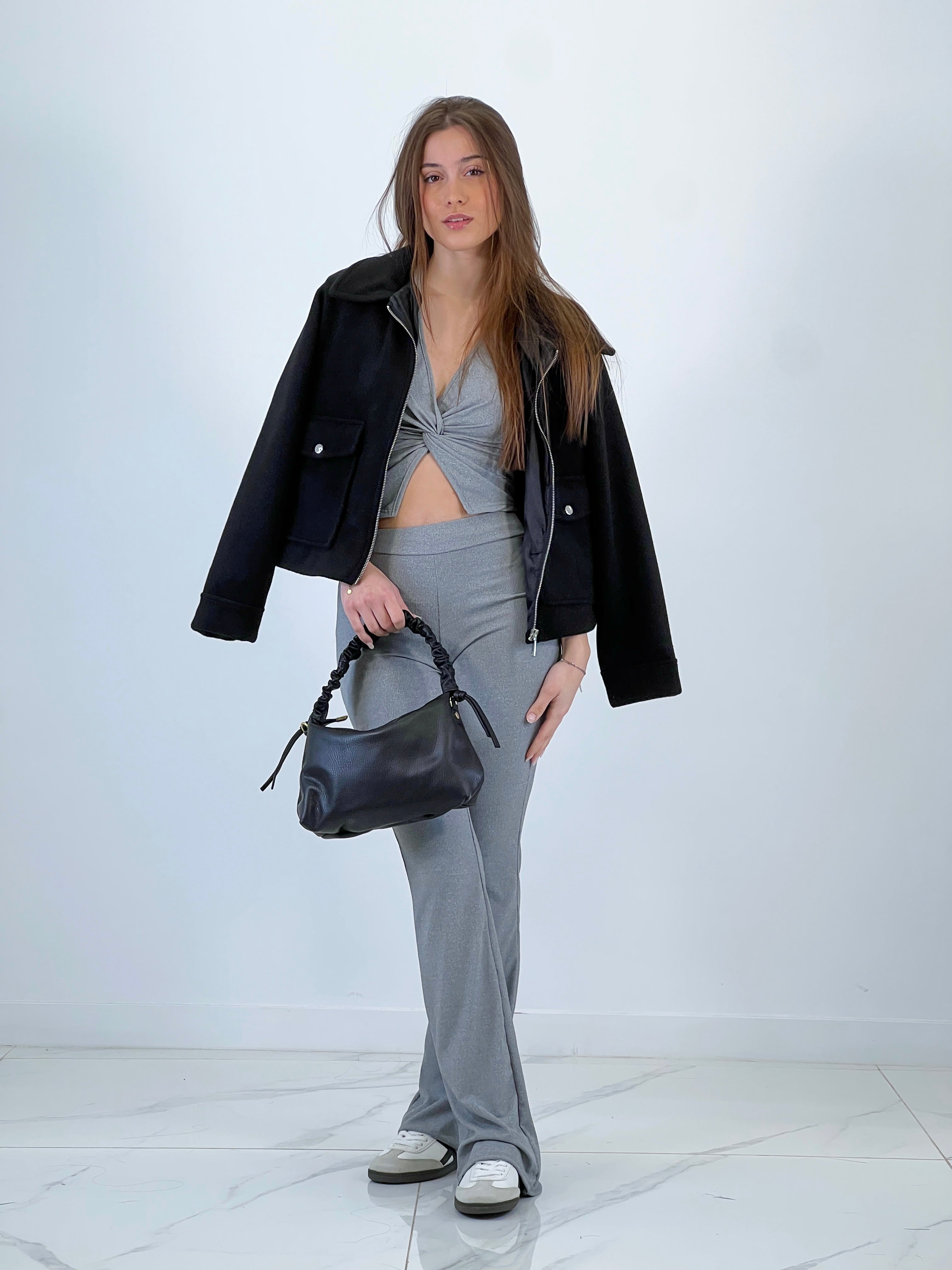 Pantalón goma canalé