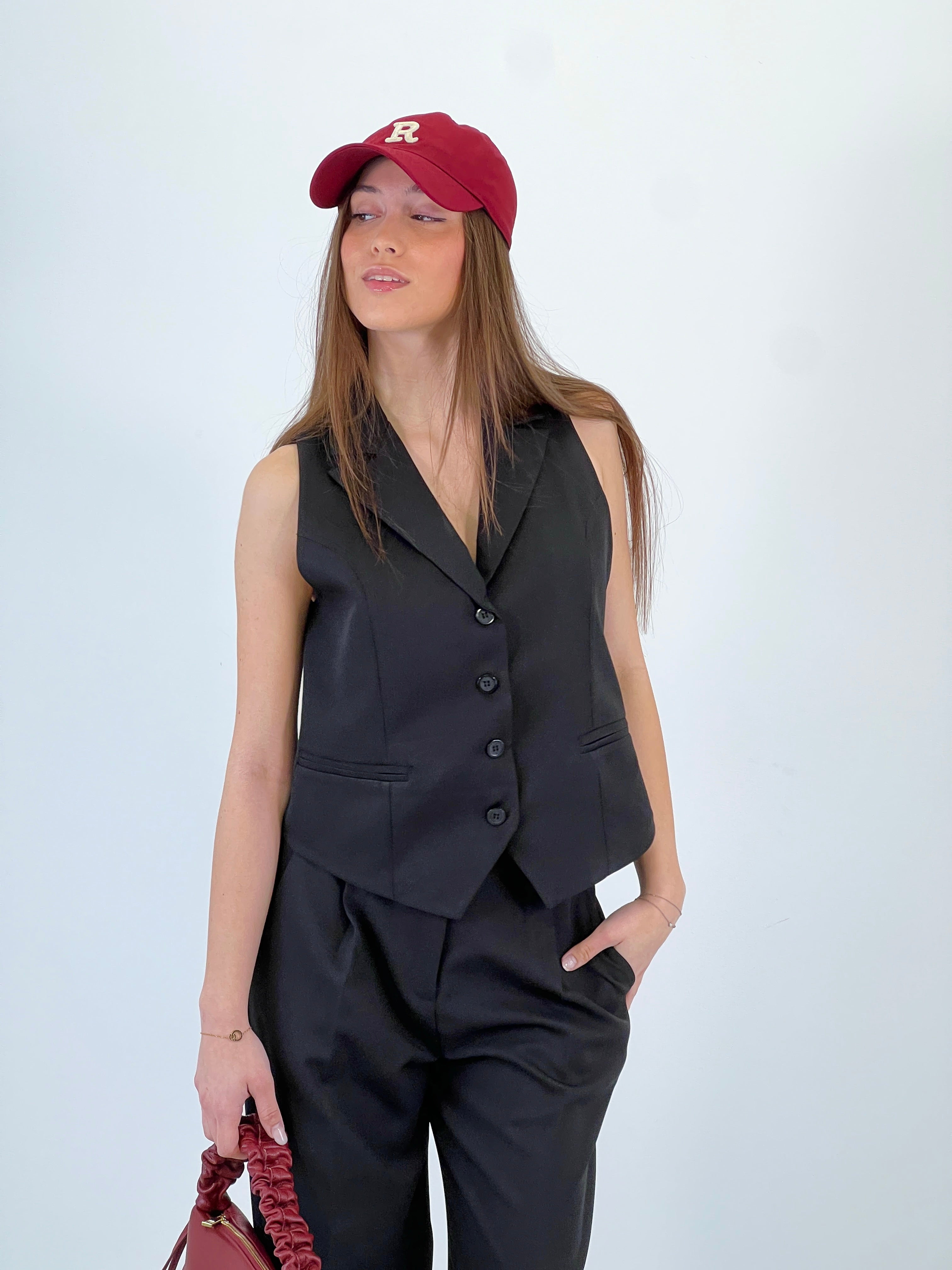 Conjunto pantalón y chaleco Paris