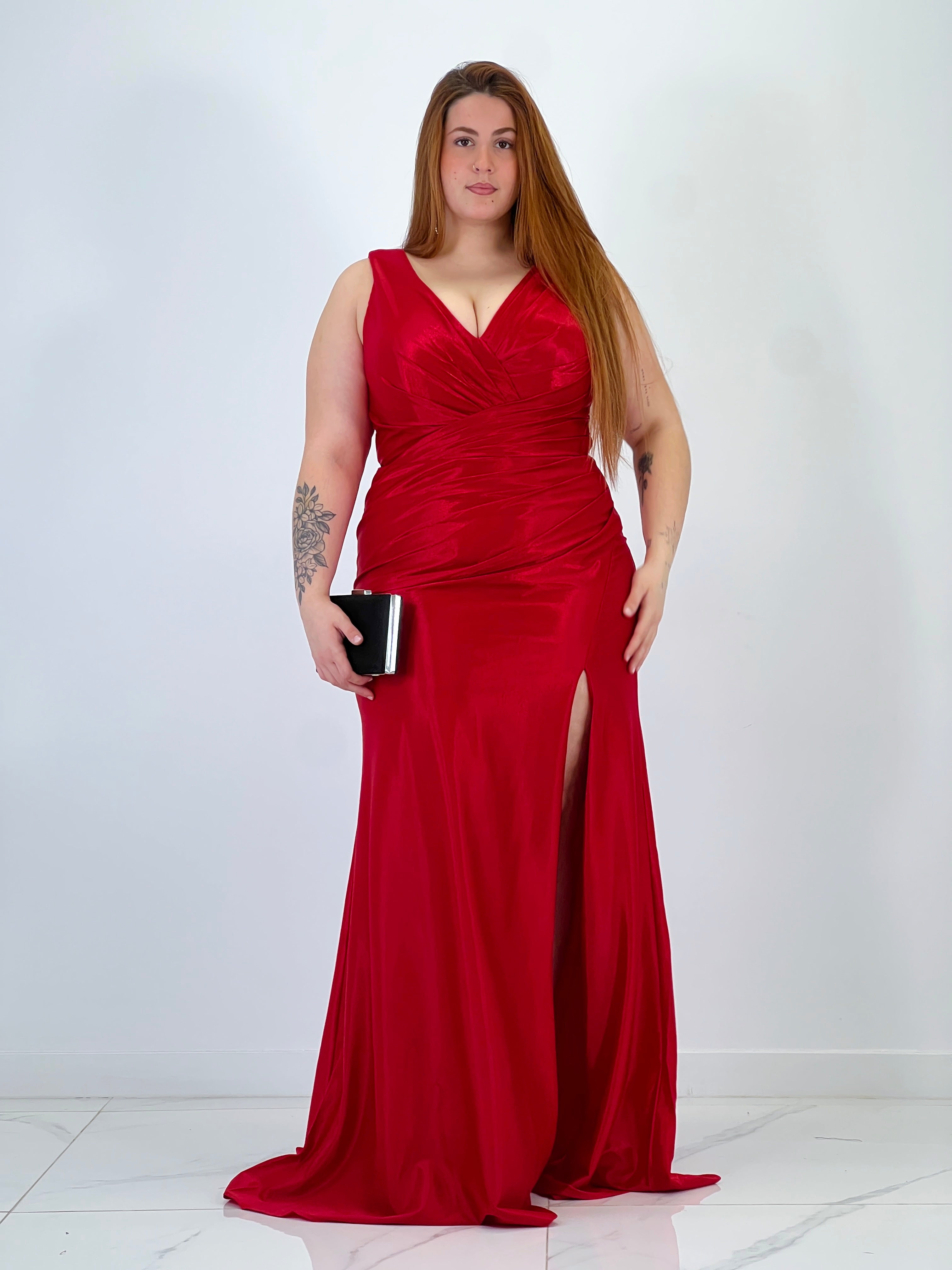 Vestido satinado Yael