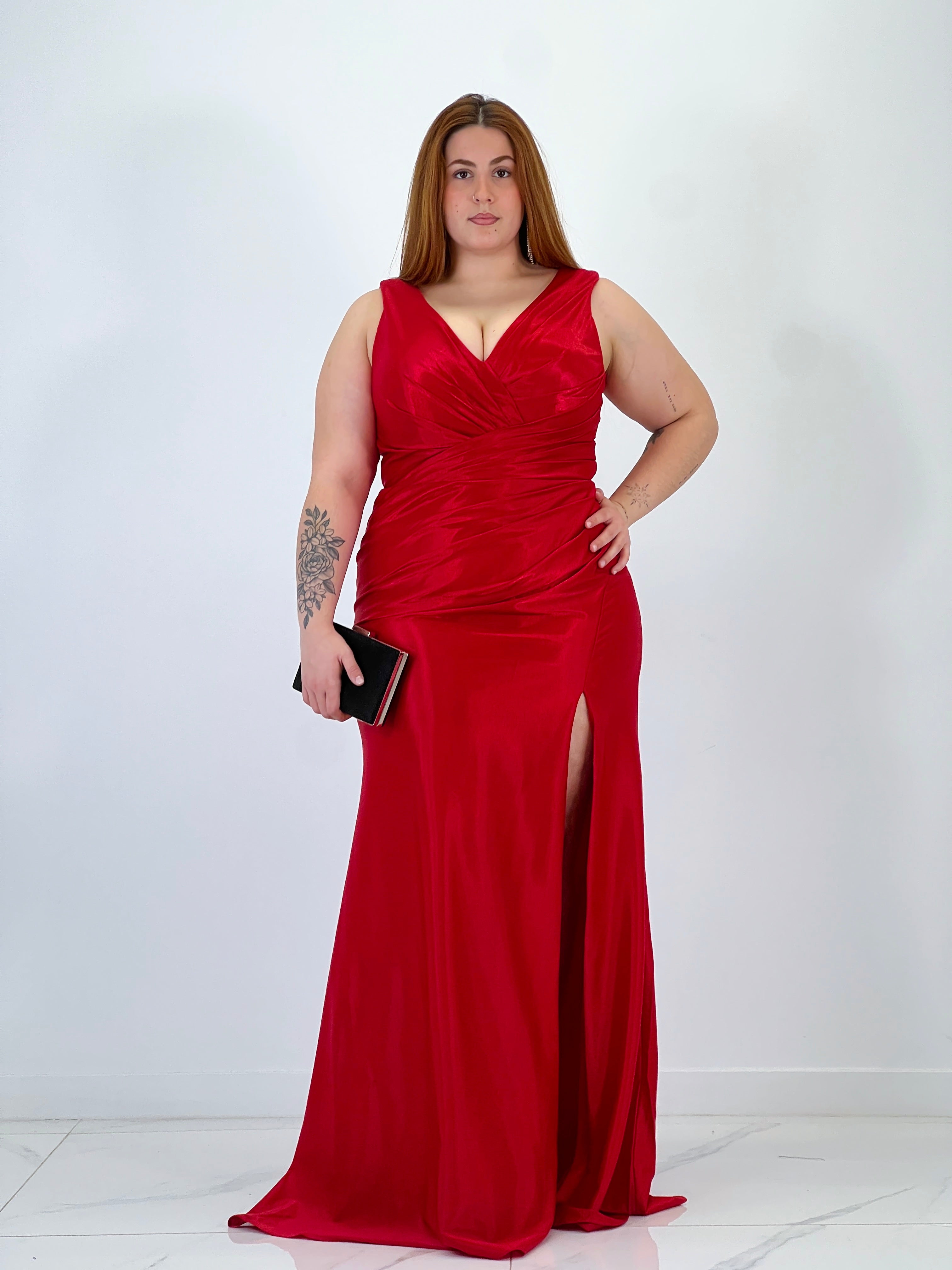 Vestido satinado Yael