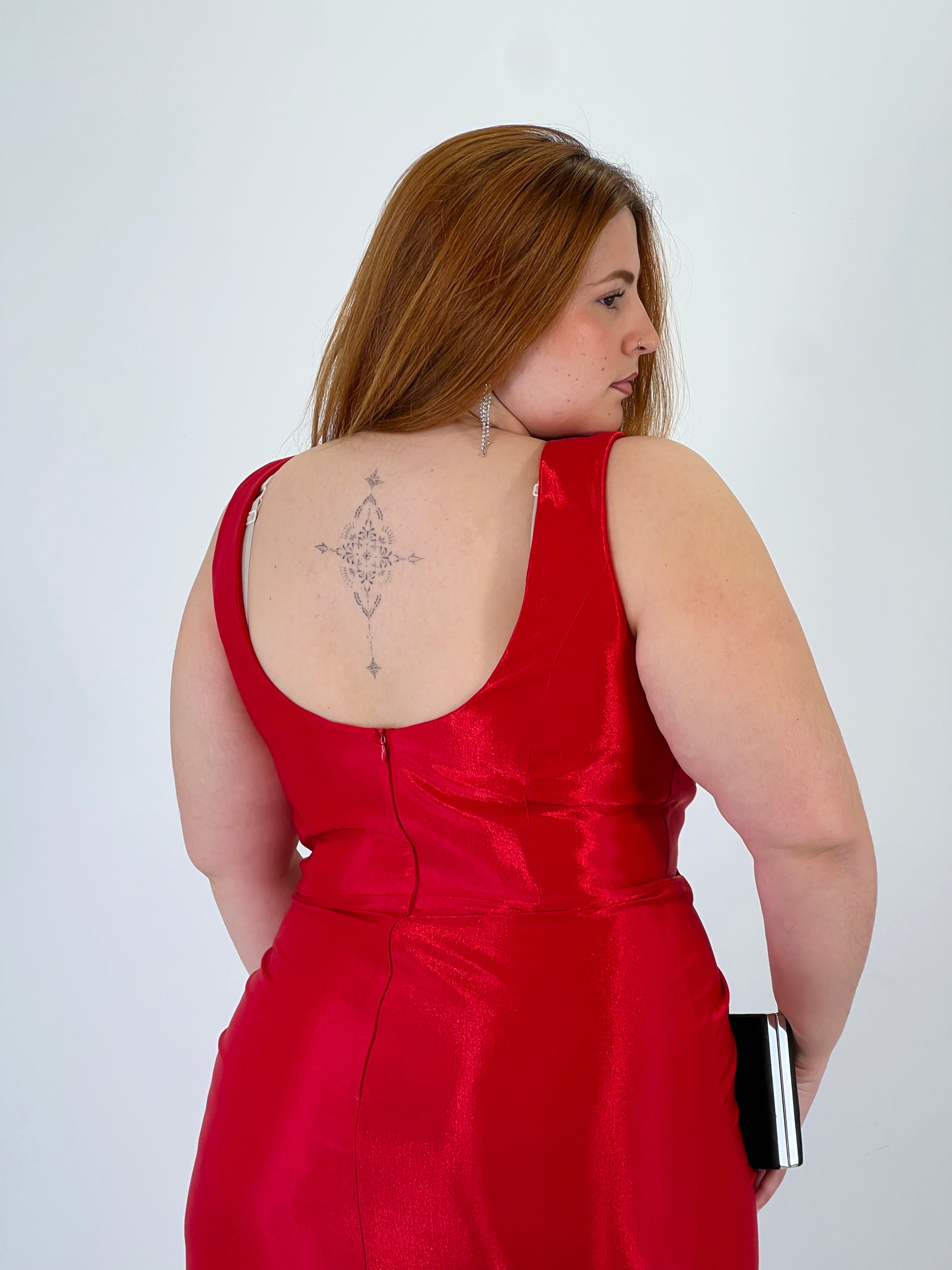 Vestido satinado Yael