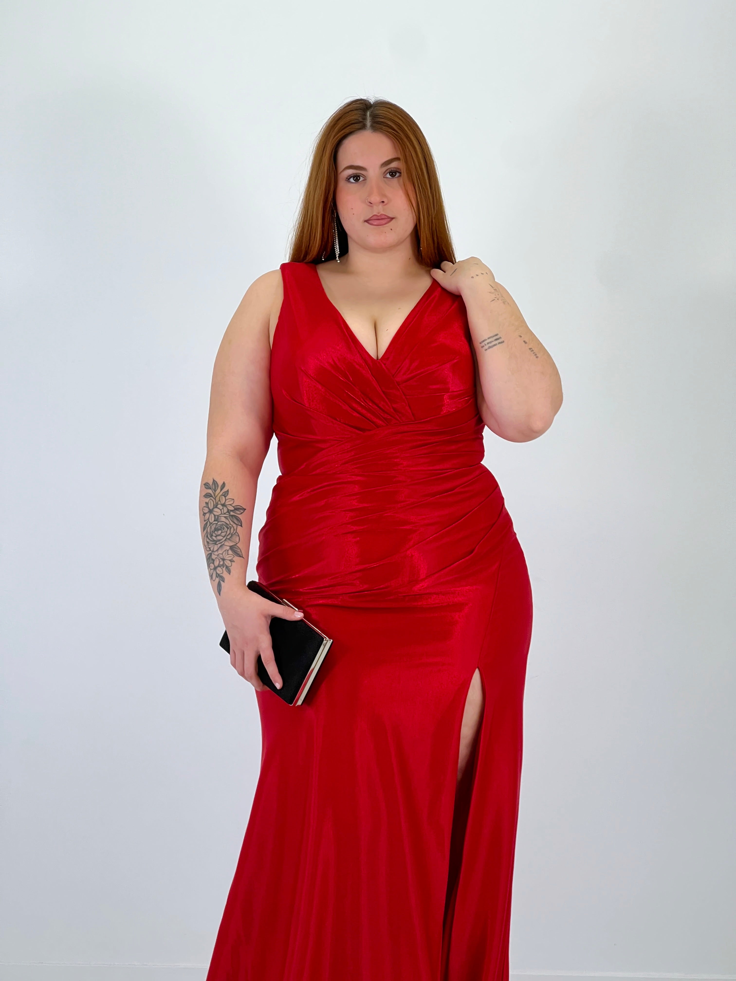 Vestido satinado Yael