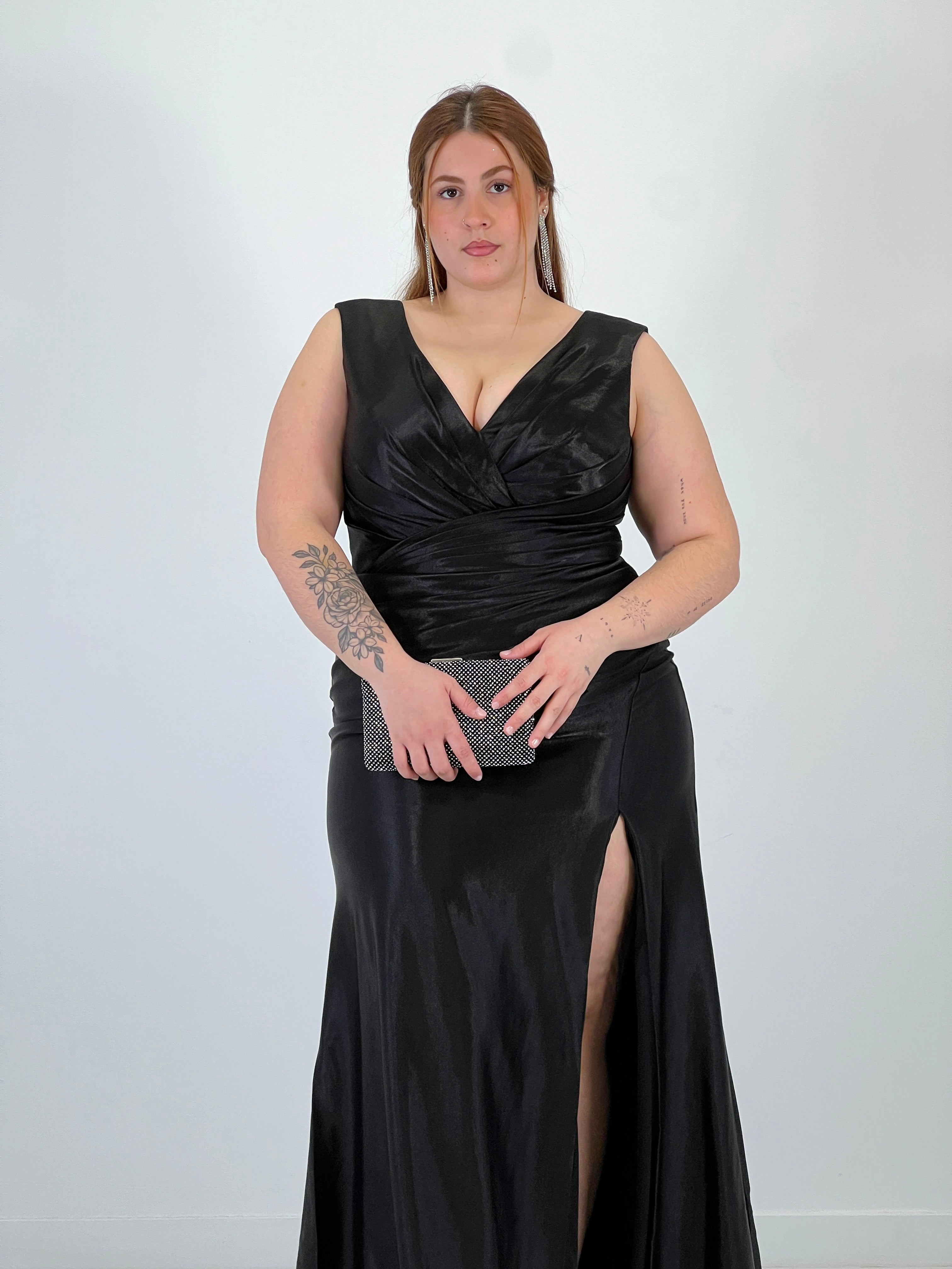 Vestido satinado Yael