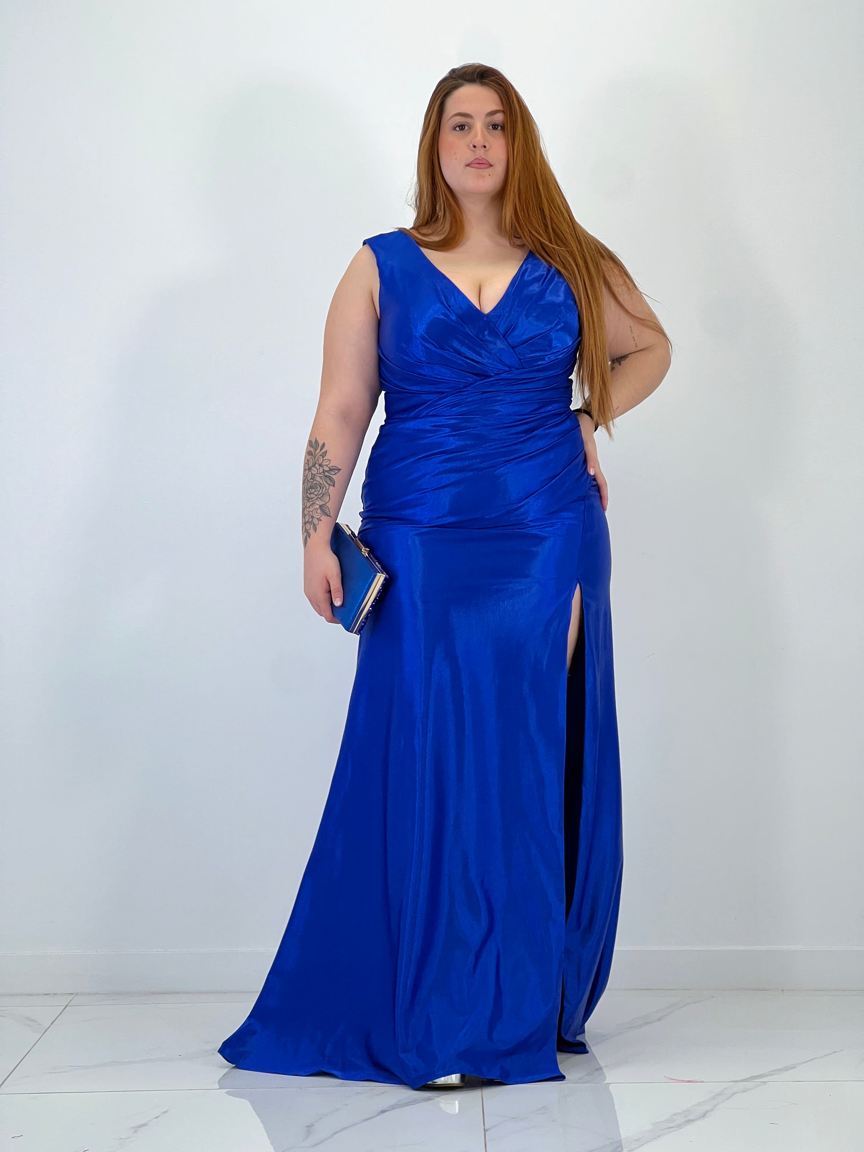 Vestido satinado Yael