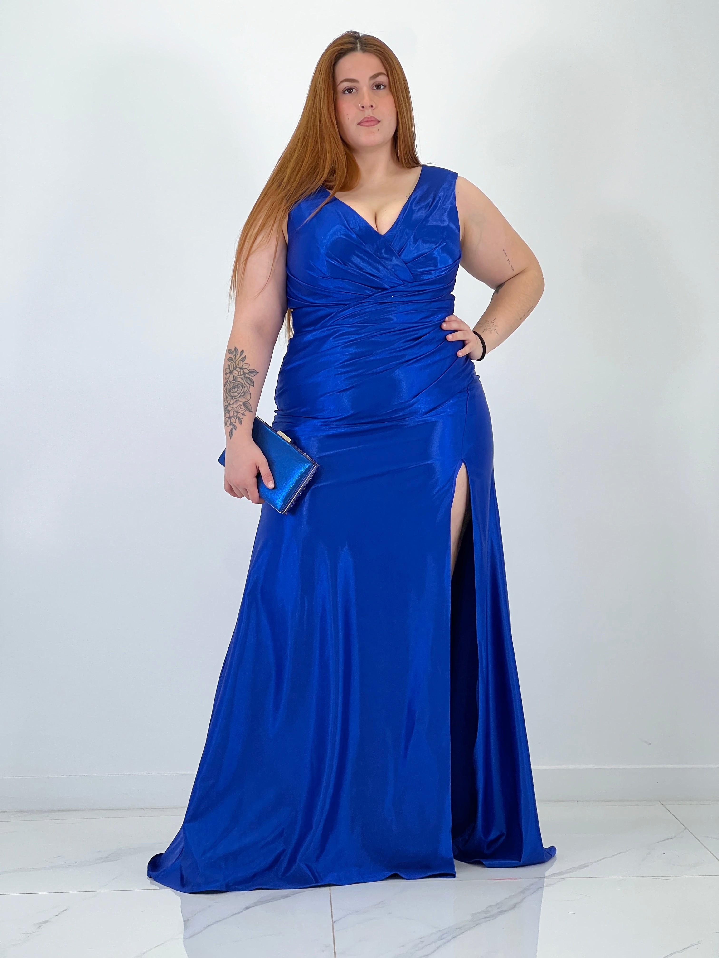 Vestido satinado Yael