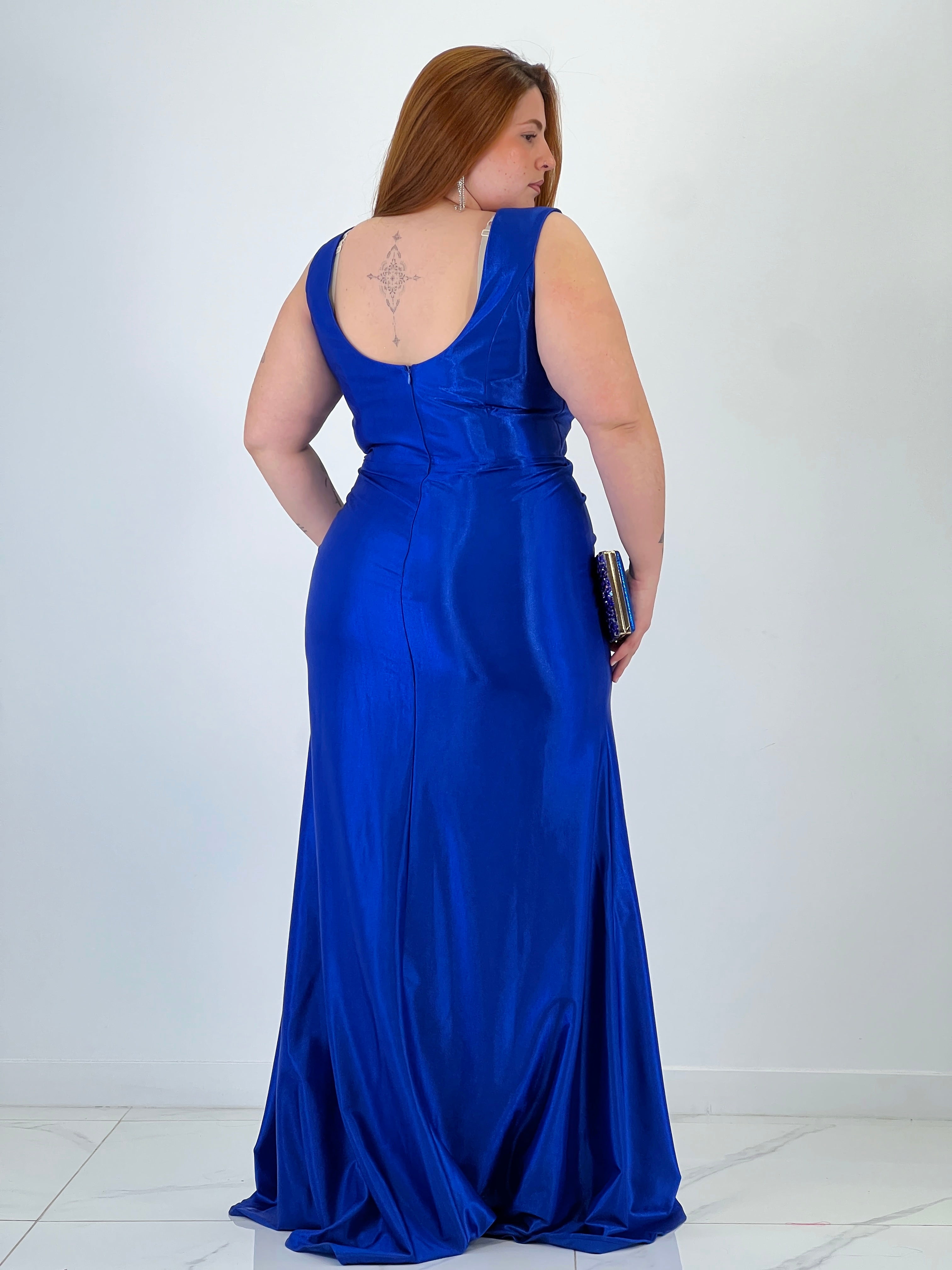 Vestido satinado Yael